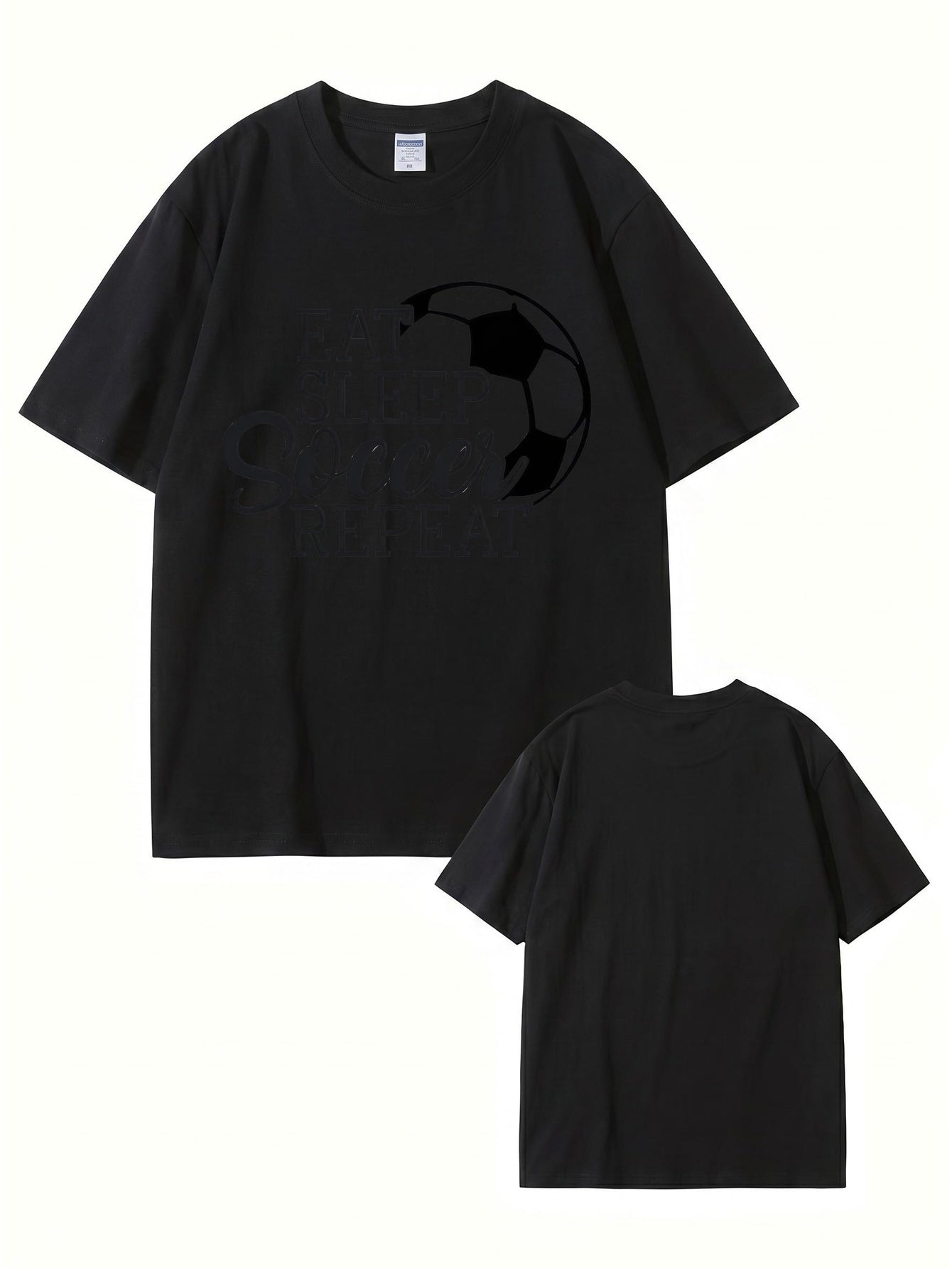 Eat Sleep Soccer Repeat Graphic T-Shirt - Premium Cotton Tee