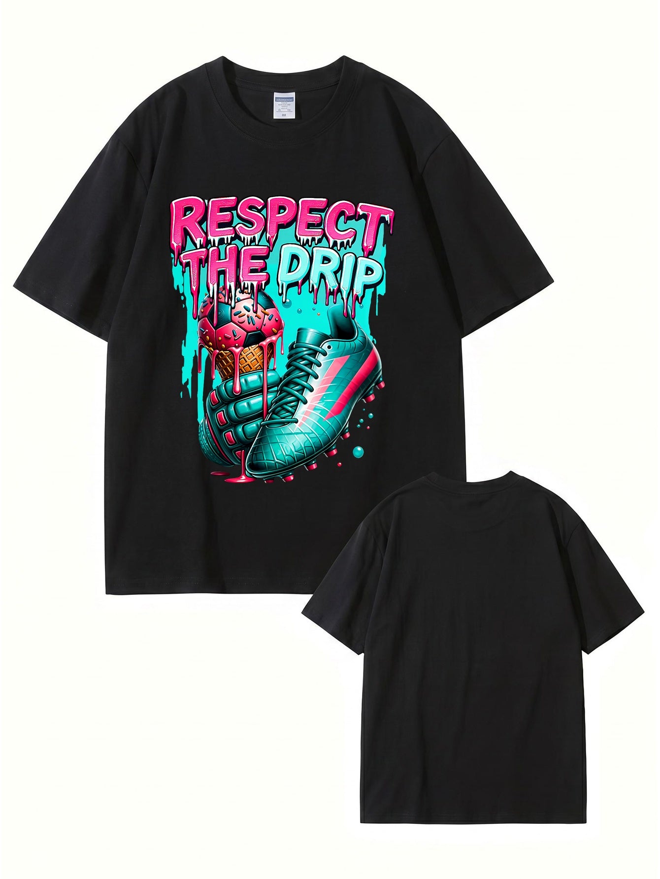 Respect The Drip Soccer Graphic T-Shirt | Streetwear Sport Tee