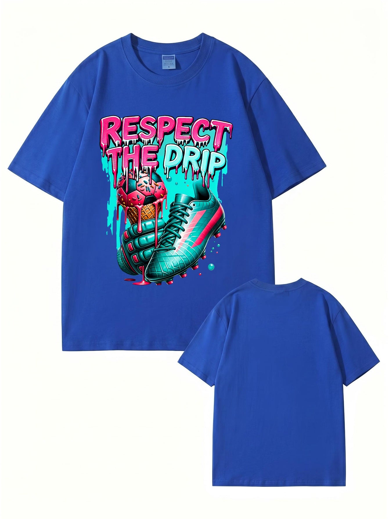 Respect The Drip Soccer Graphic T-Shirt | Streetwear Sport Tee