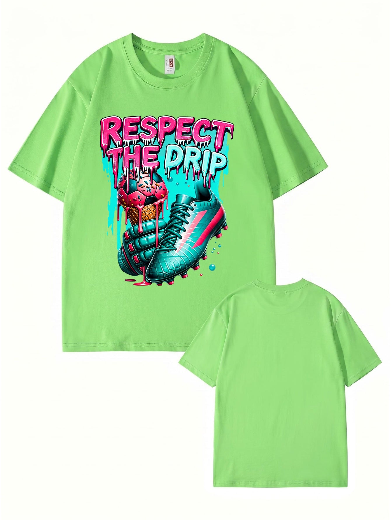 Respect The Drip Soccer Graphic T-Shirt | Streetwear Sport Tee