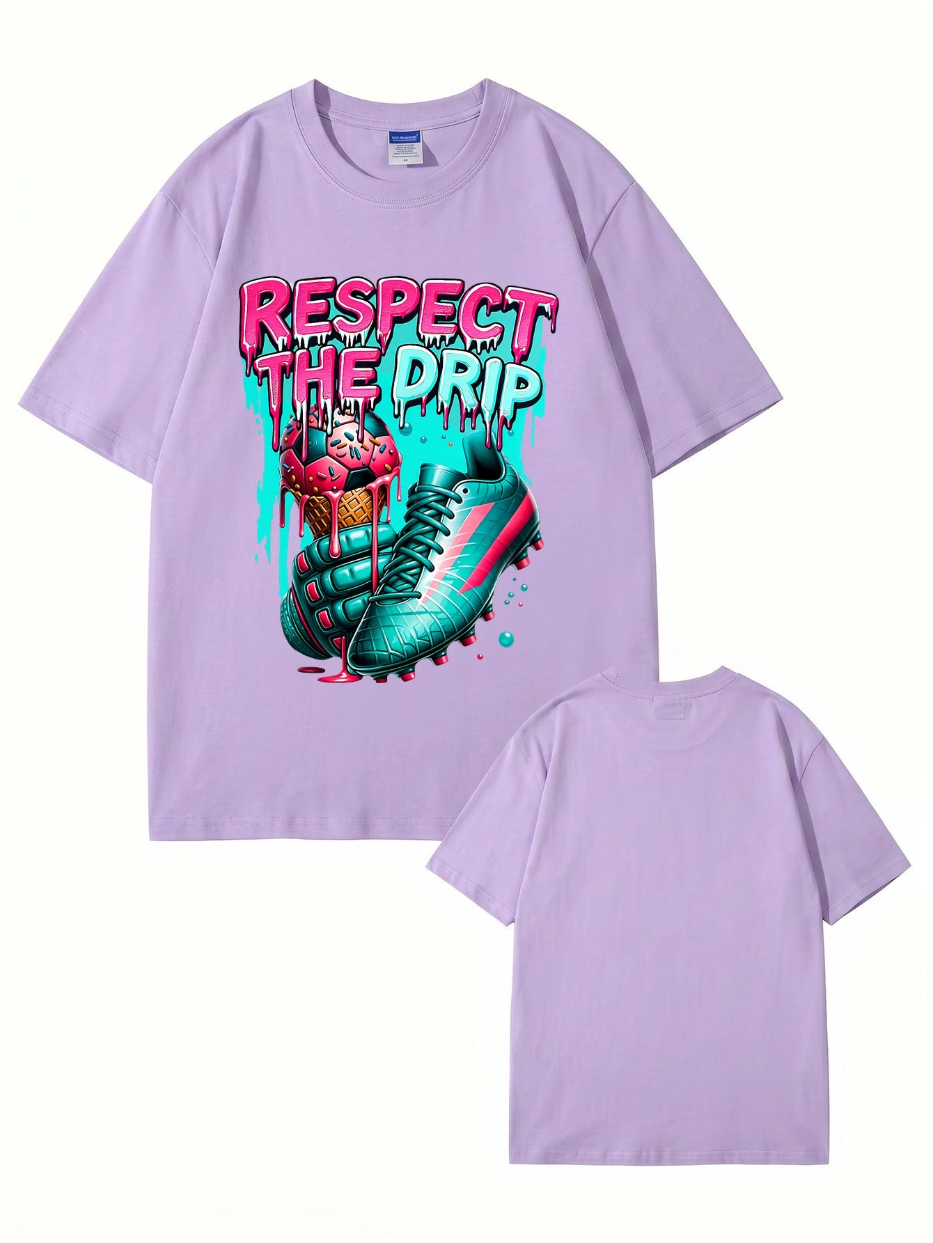 Respect The Drip Soccer Graphic T-Shirt | Streetwear Sport Tee