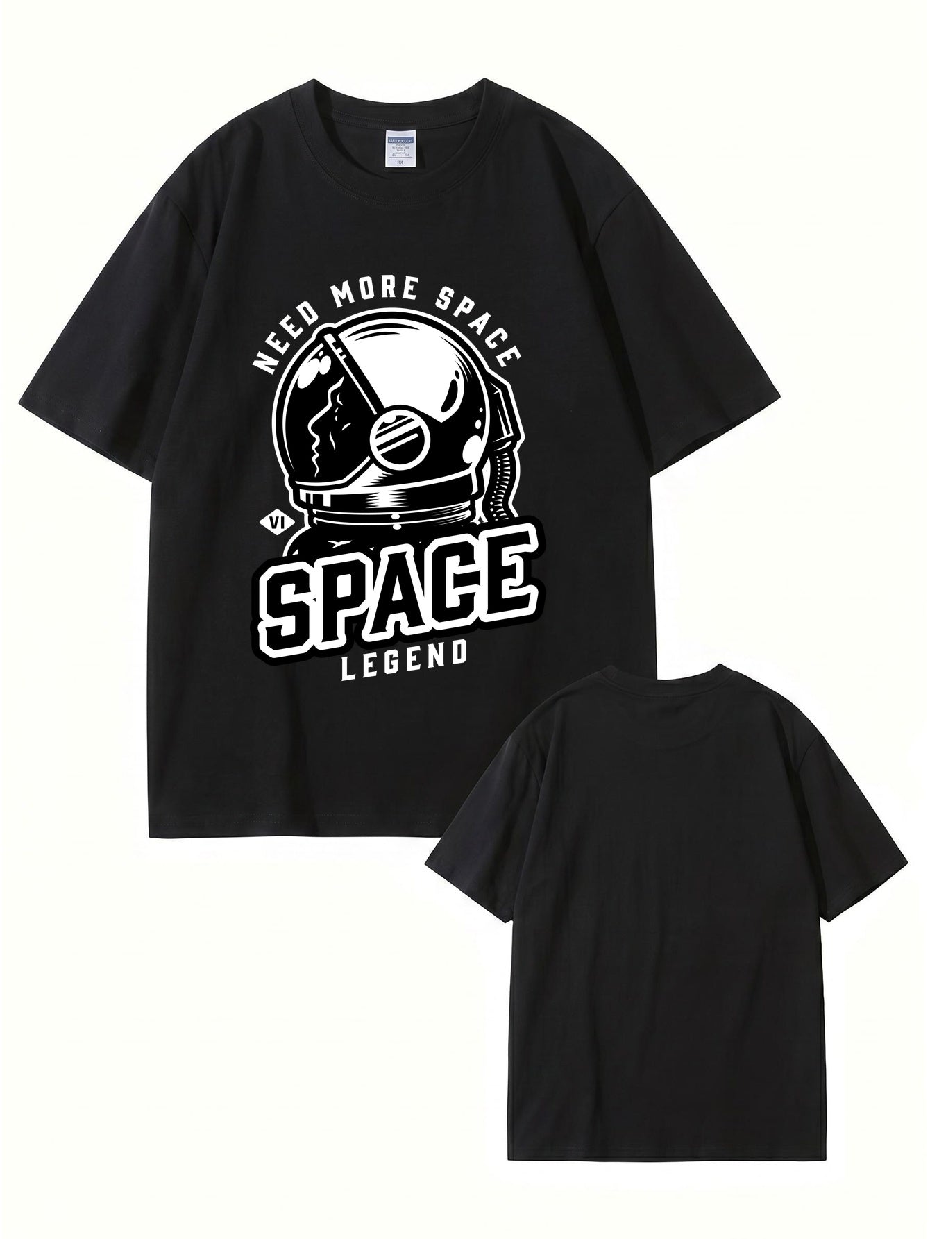 Need More Space Astronaut Graphic Print Cotton T-Shirt