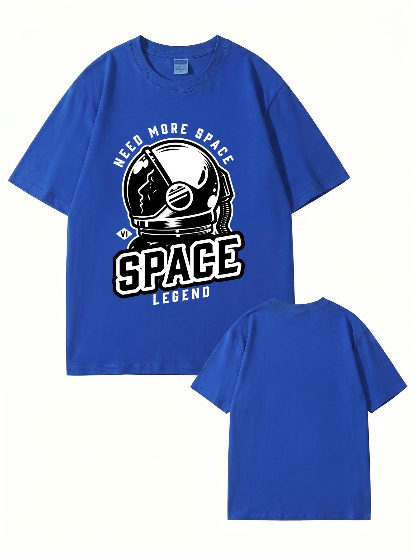 Need More Space Astronaut Graphic Print Cotton T-Shirt