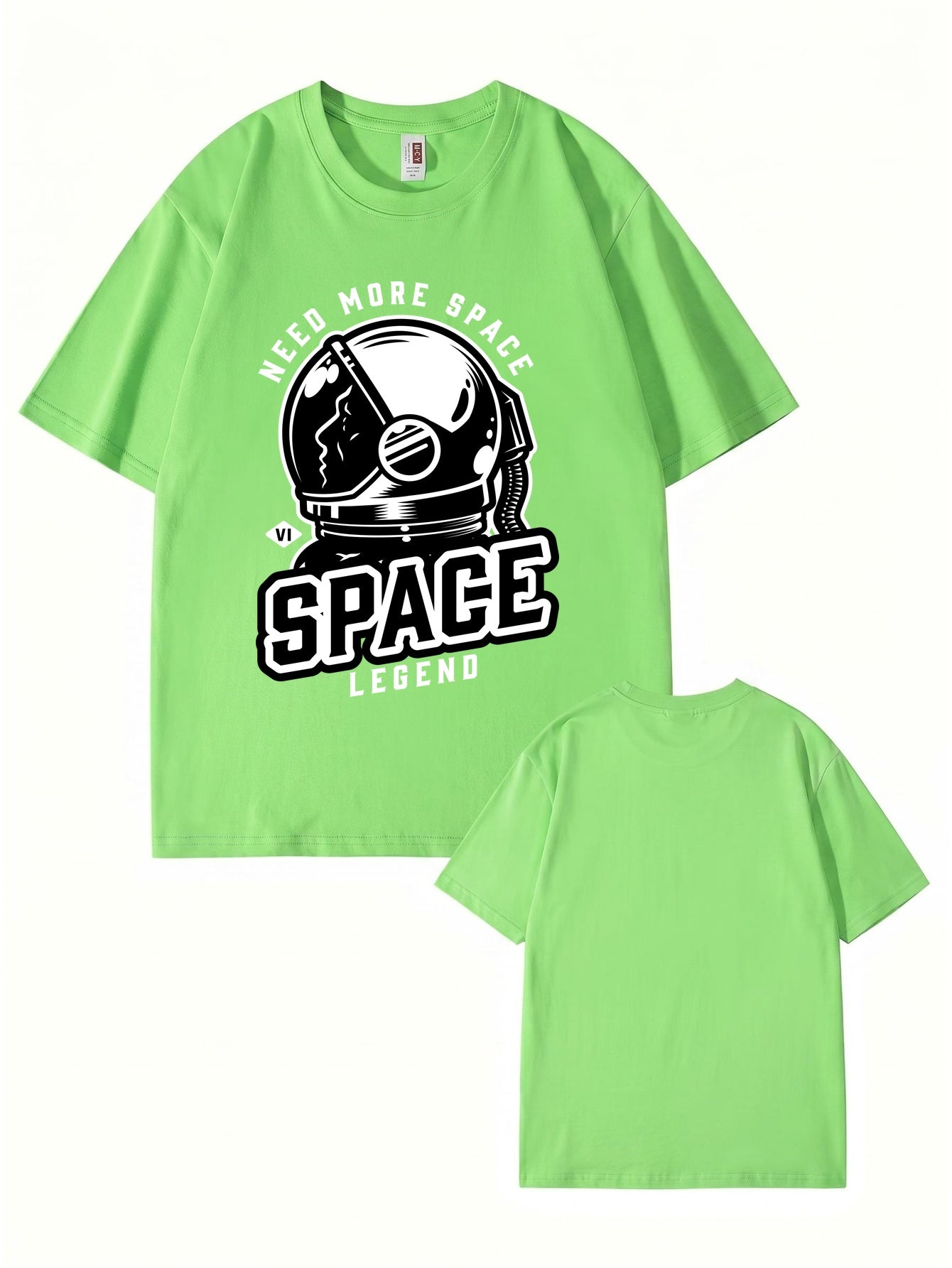 Need More Space Astronaut Graphic Print Cotton T-Shirt