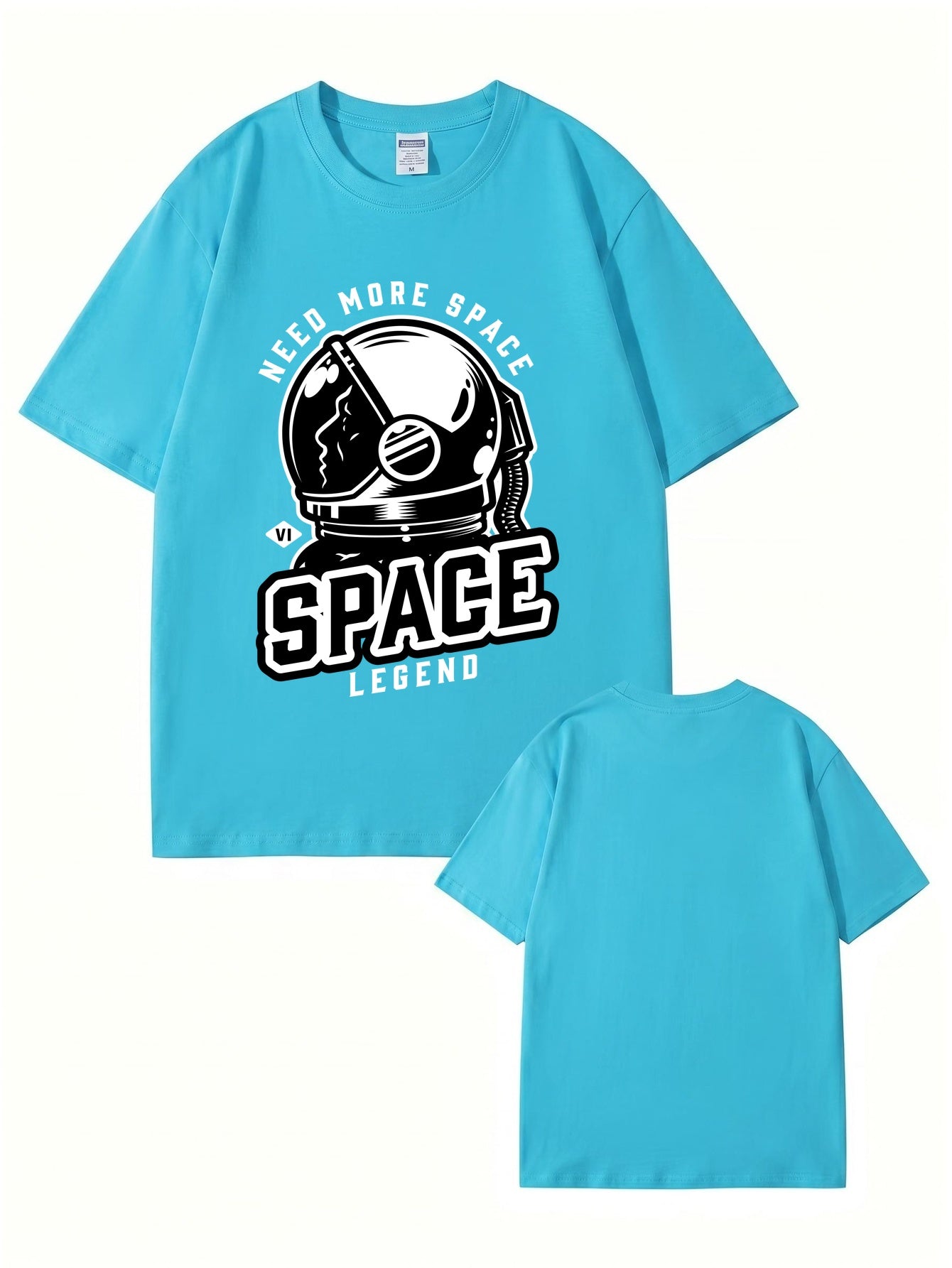 Need More Space Astronaut Graphic Print Cotton T-Shirt