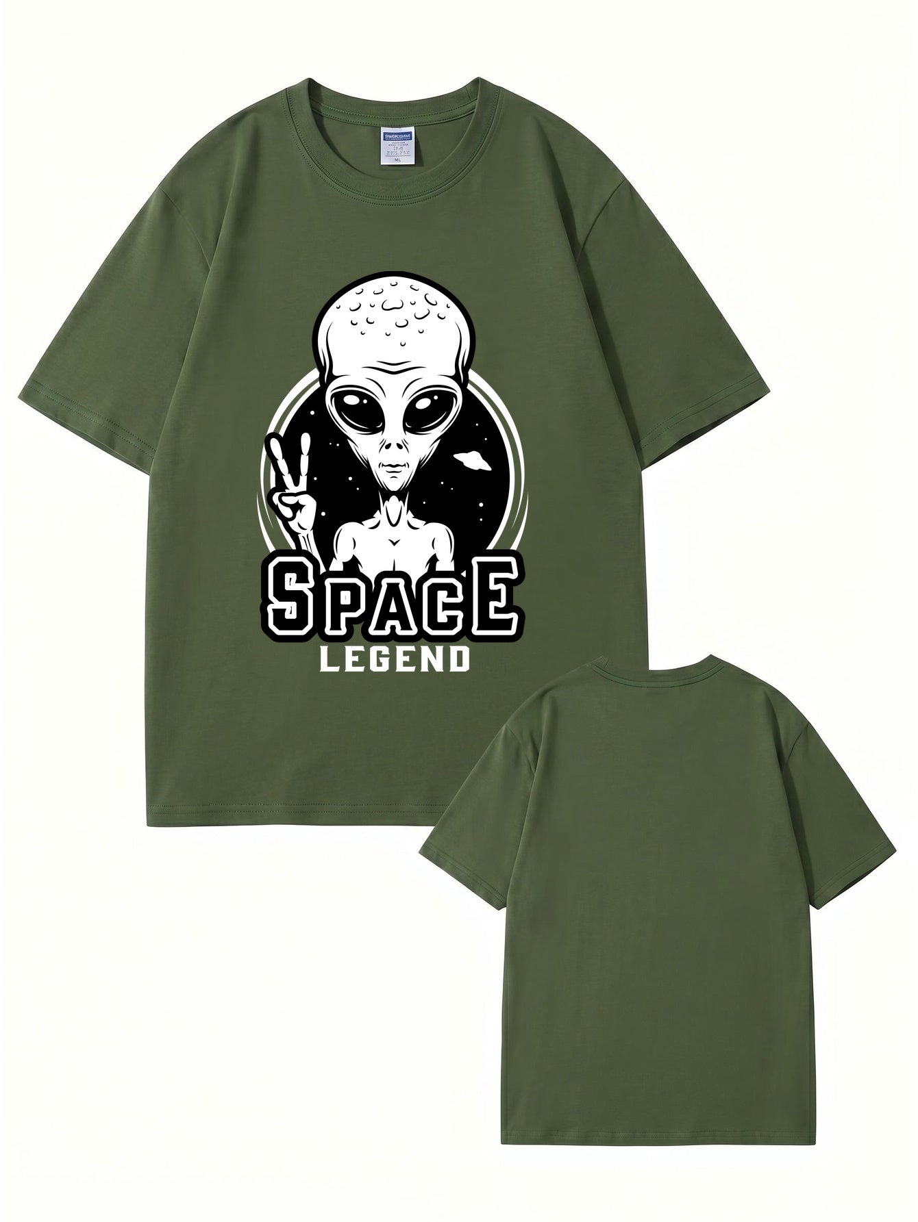 Space Legend Alien Graphic T-Shirt | Premium 200GSM Cotton Tee