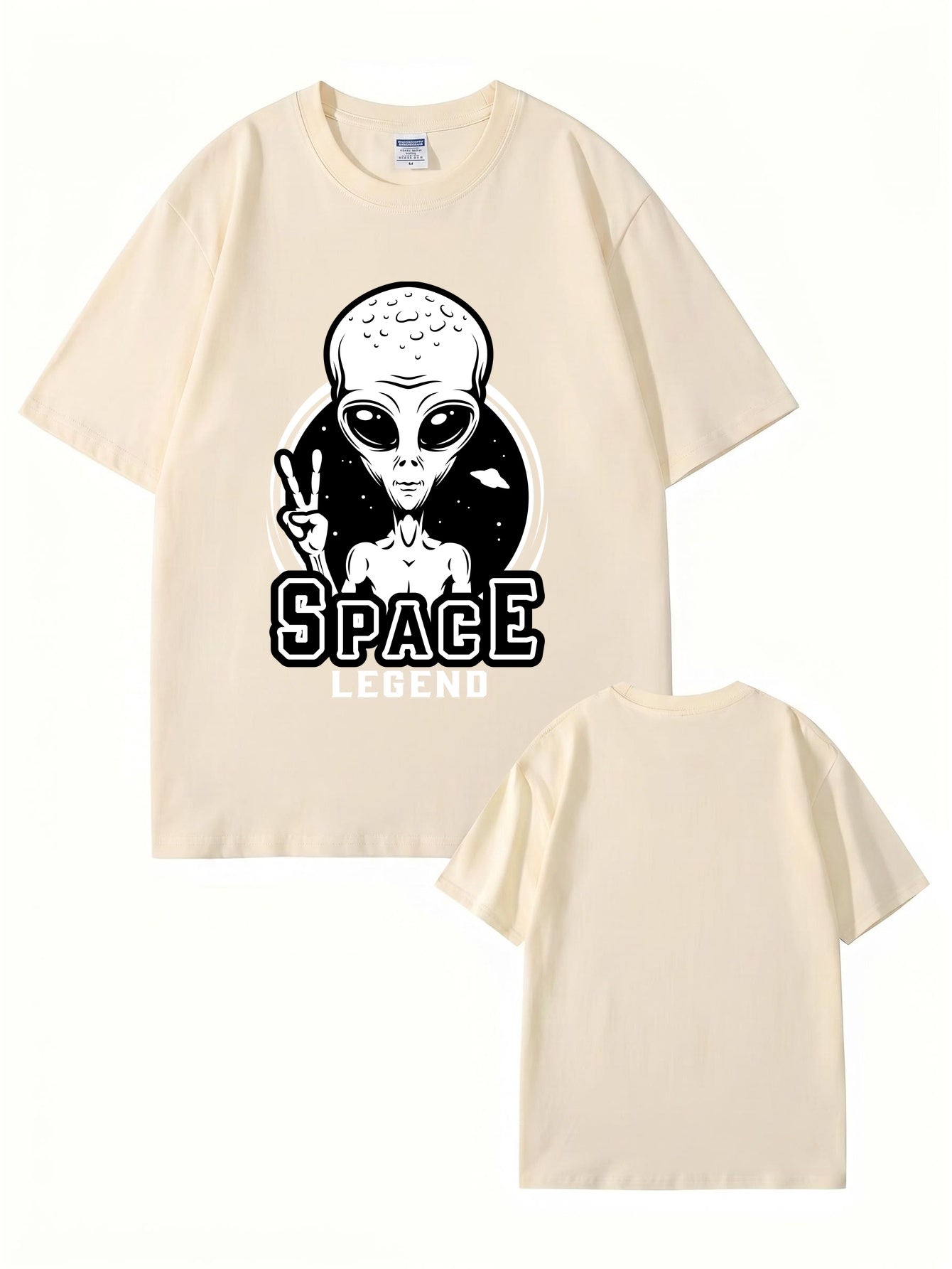 Space Legend Alien Graphic T-Shirt | Premium 200GSM Cotton Tee