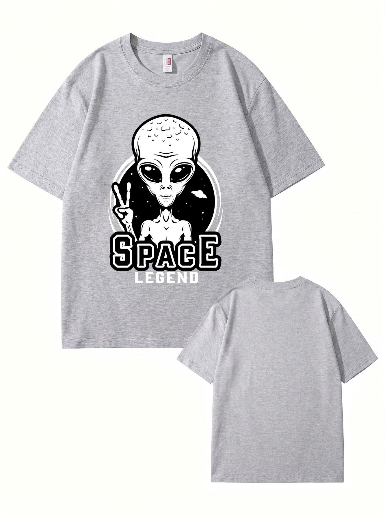 Space Legend Alien Graphic T-Shirt | Premium 200GSM Cotton Tee