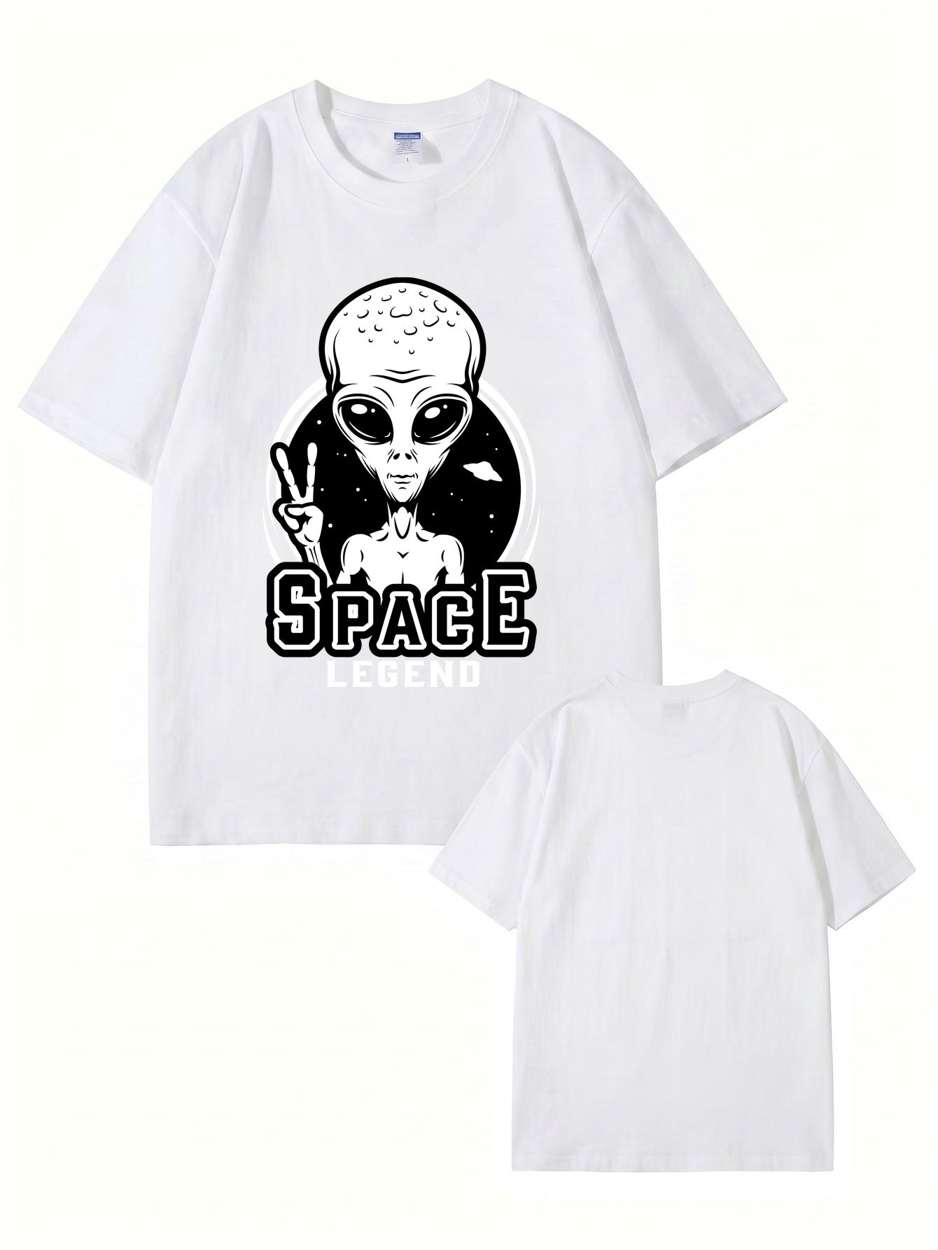 Space Legend Alien Graphic T-Shirt | Premium 200GSM Cotton Tee
