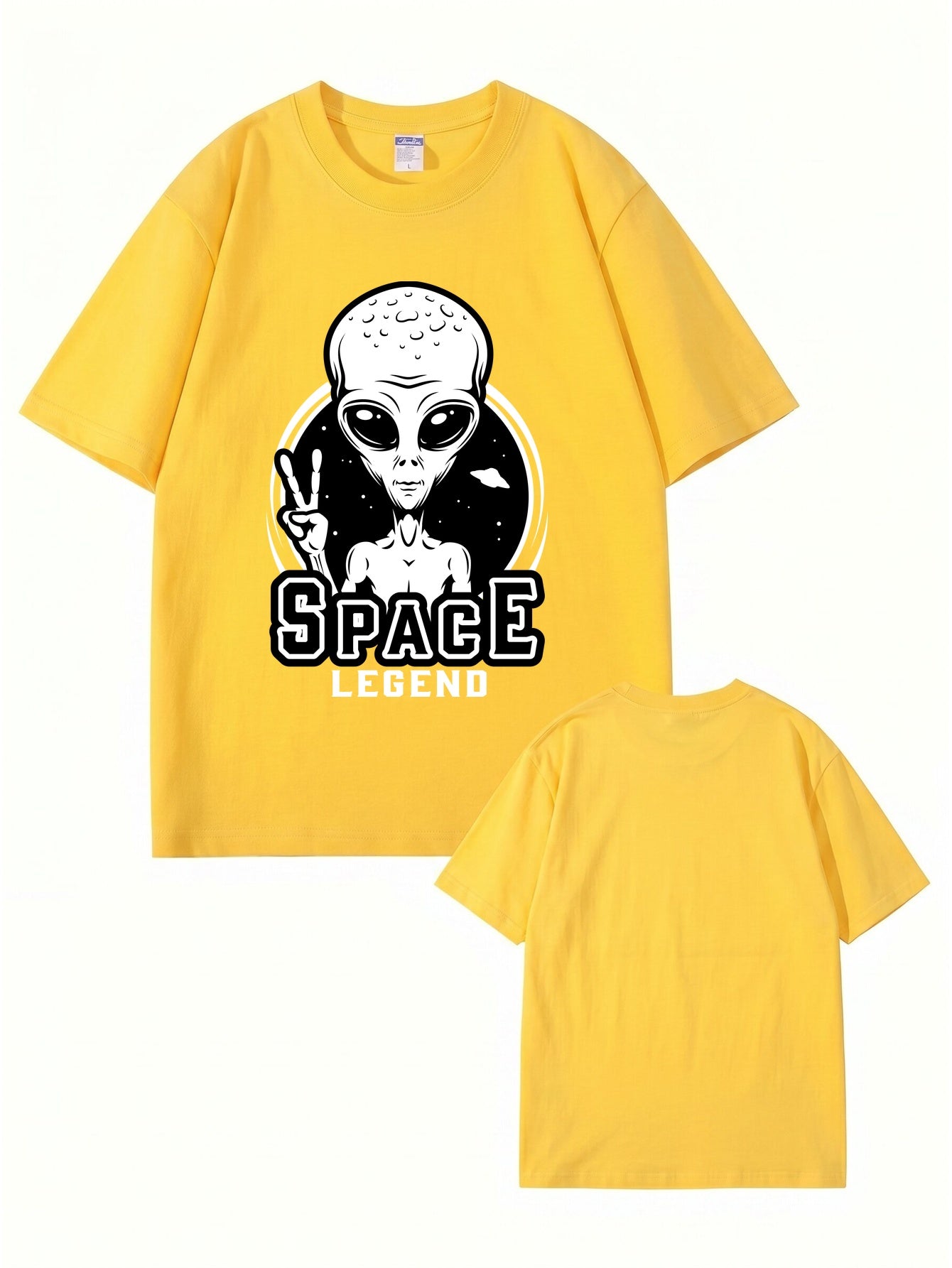 Space Legend Alien Graphic T-Shirt | Premium 200GSM Cotton Tee