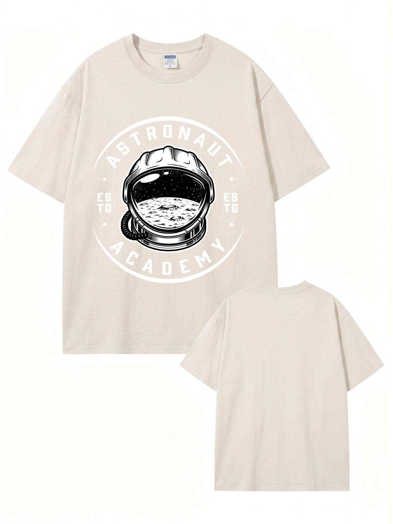 Astronaut Academy Vintage Washed Graphic T-Shirt | Heavyweight Cotton Tee