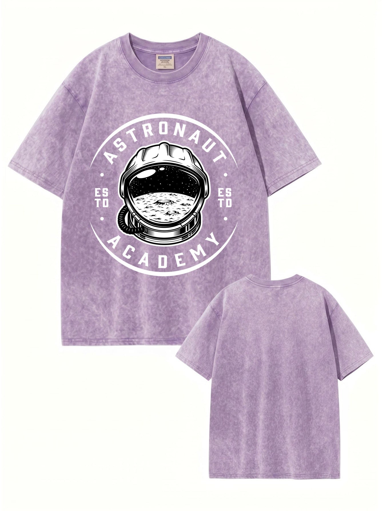 Astronaut Academy Vintage Washed Graphic T-Shirt | Heavyweight Cotton Tee