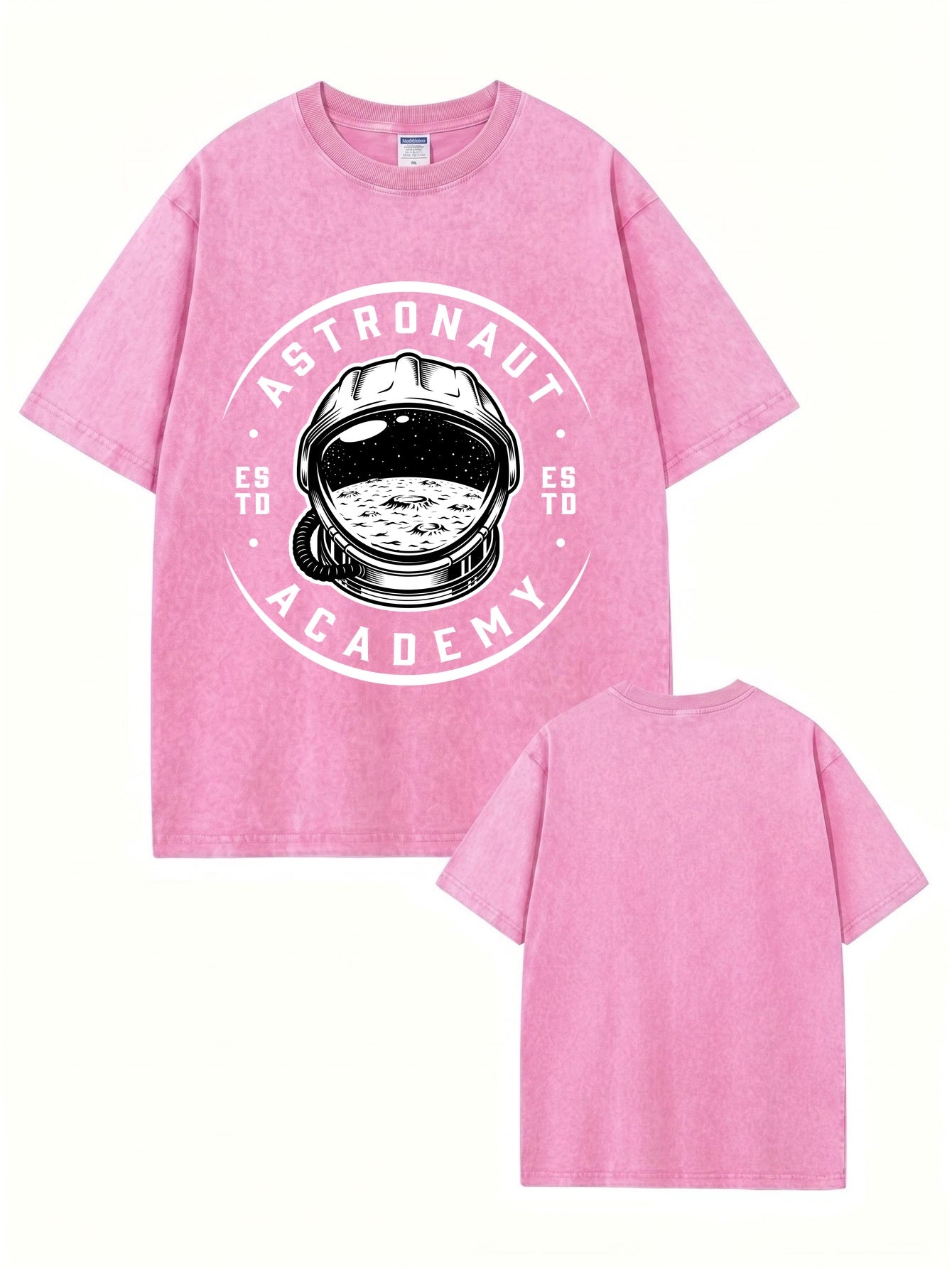 Astronaut Academy Vintage Washed Graphic T-Shirt | Heavyweight Cotton Tee
