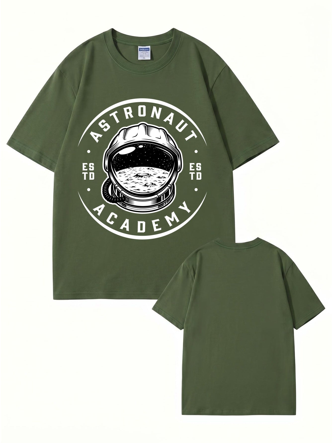 Astronaut Academy Graphic Print T-Shirt - Premium 200gsm Cotton Tee