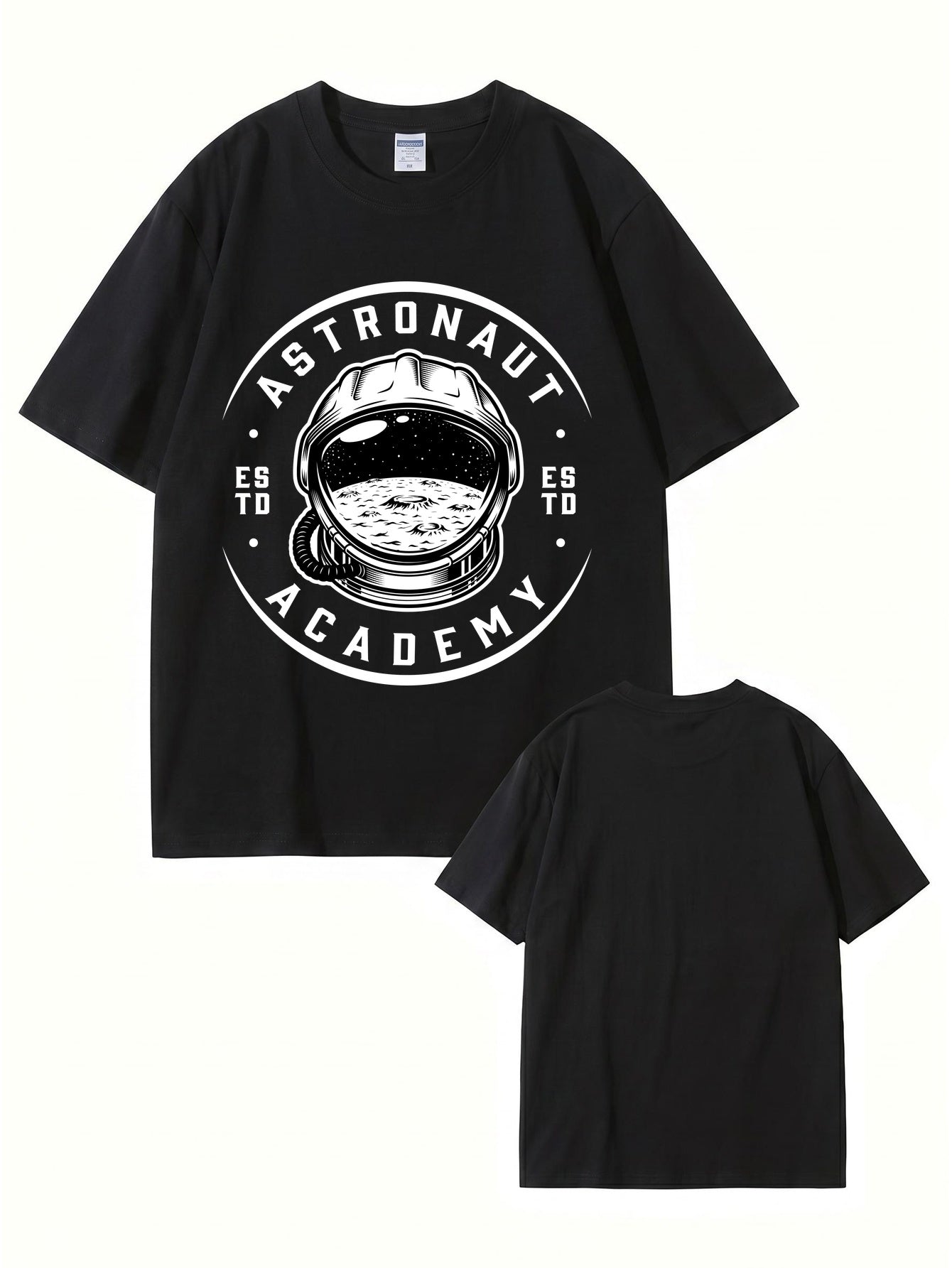 Astronaut Academy Graphic Print T-Shirt - Premium 200gsm Cotton Tee