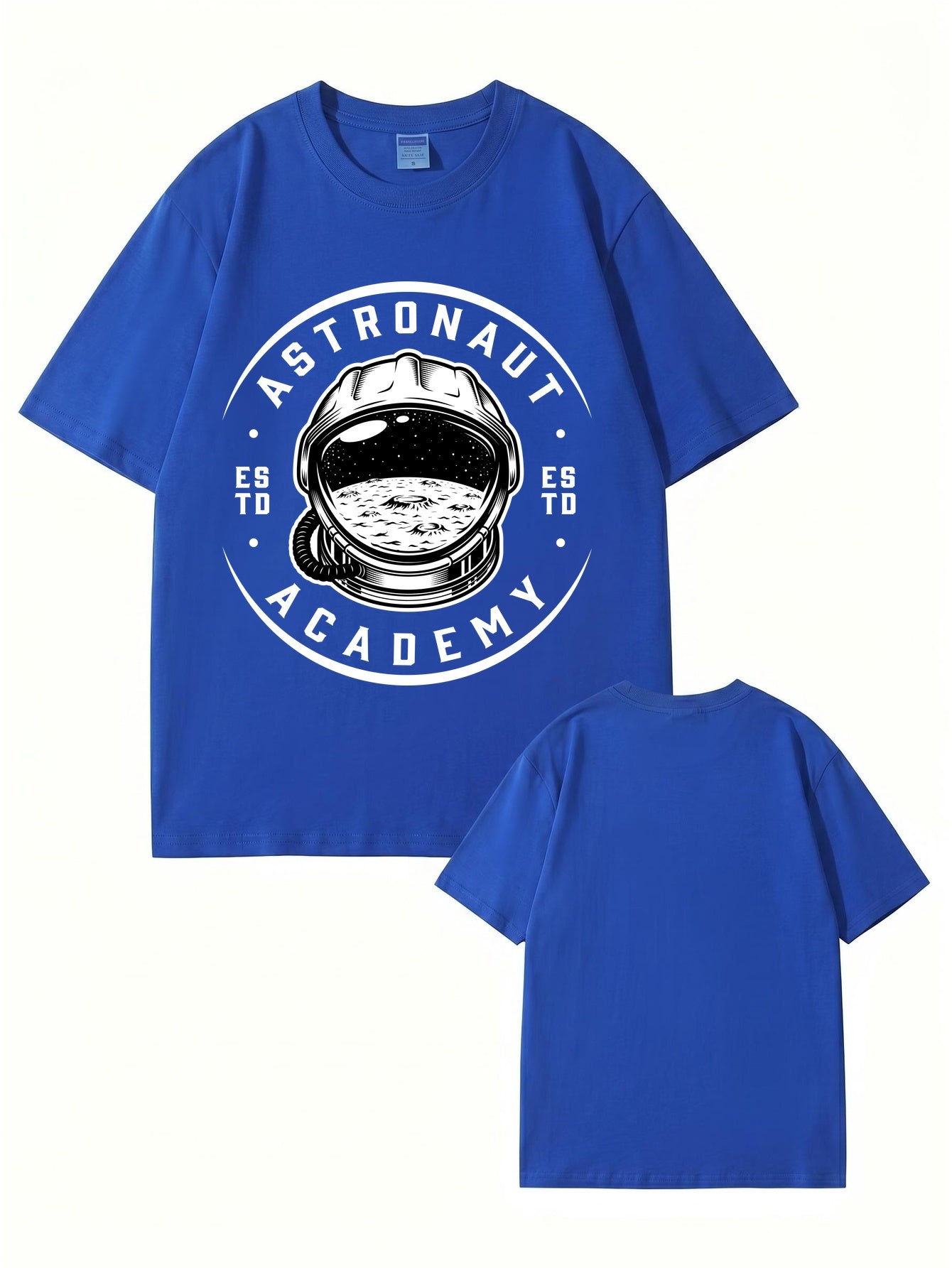 Astronaut Academy Graphic Print T-Shirt - Premium 200gsm Cotton Tee