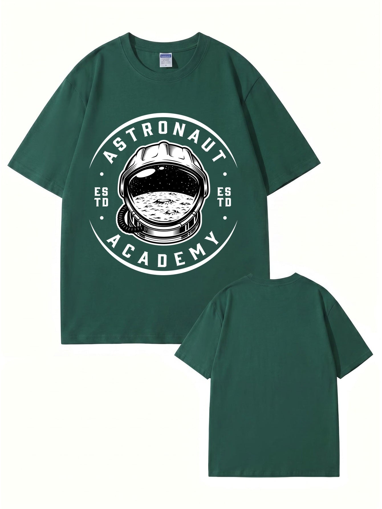 Astronaut Academy Graphic Print T-Shirt - Premium 200gsm Cotton Tee