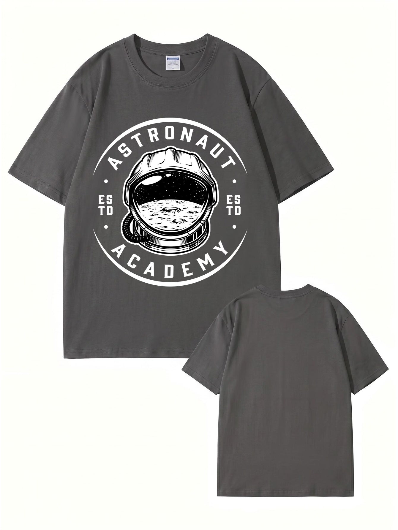 Astronaut Academy Graphic Print T-Shirt - Premium 200gsm Cotton Tee