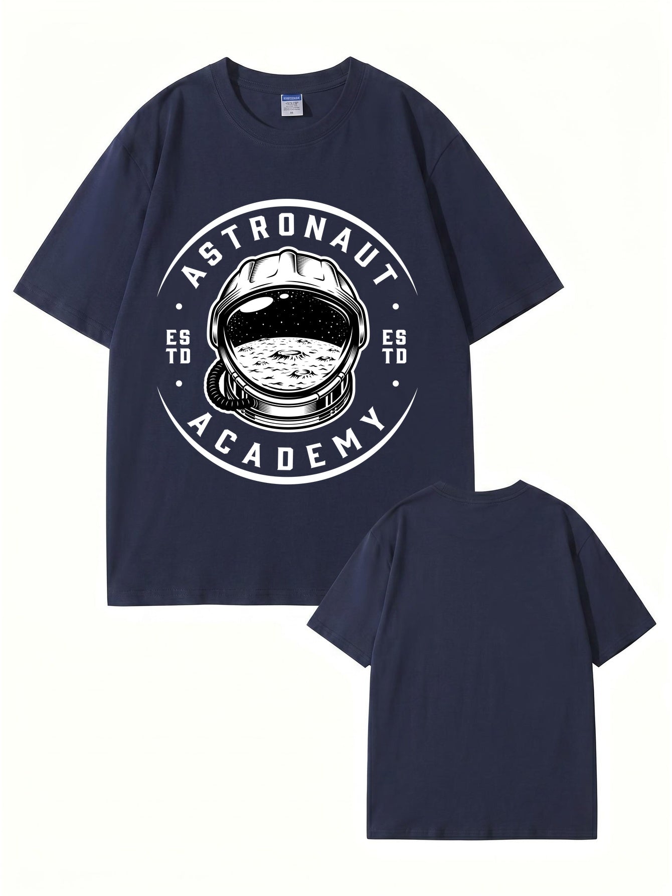 Astronaut Academy Graphic Print T-Shirt - Premium 200gsm Cotton Tee