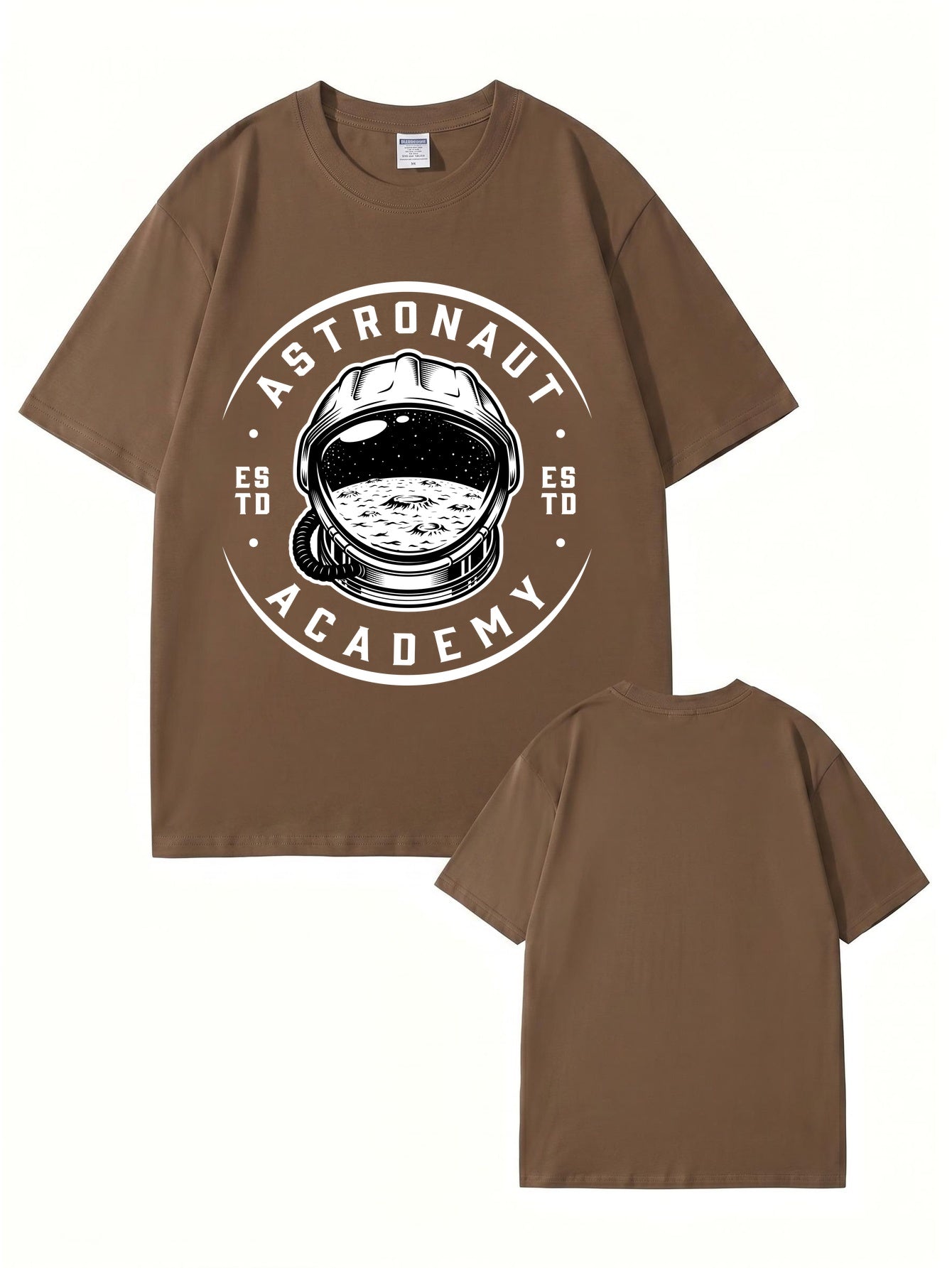 Astronaut Academy Graphic Print T-Shirt - Premium 200gsm Cotton Tee