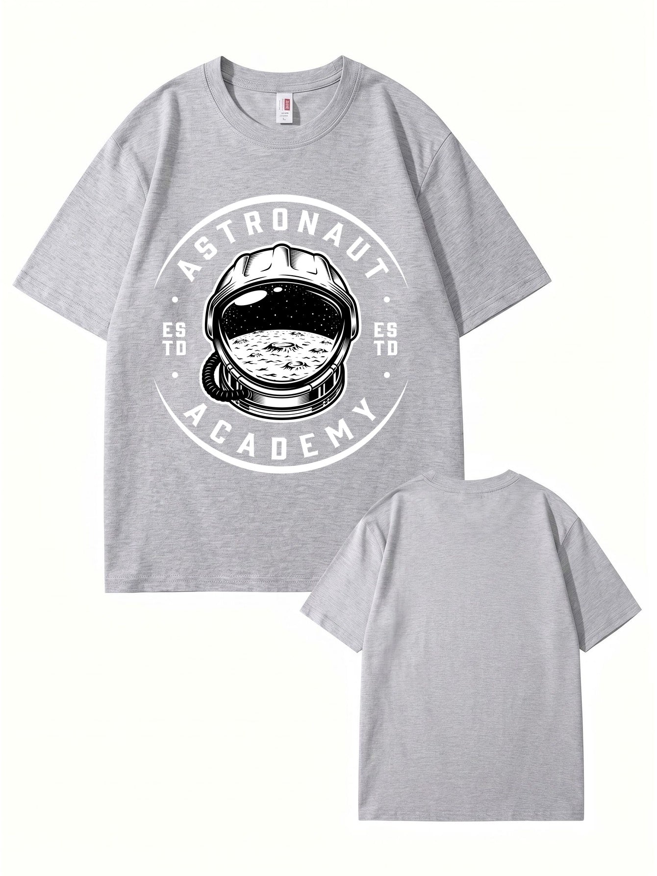 Astronaut Academy Graphic Print T-Shirt - Premium 200gsm Cotton Tee