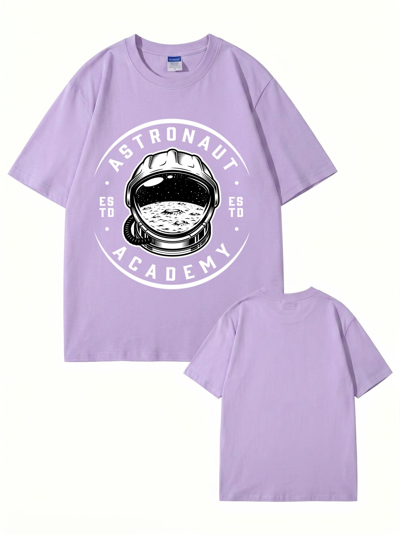 Astronaut Academy Graphic Print T-Shirt - Premium 200gsm Cotton Tee