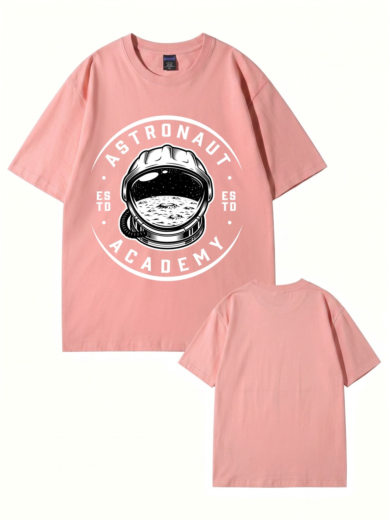 Astronaut Academy Graphic Print T-Shirt - Premium 200gsm Cotton Tee