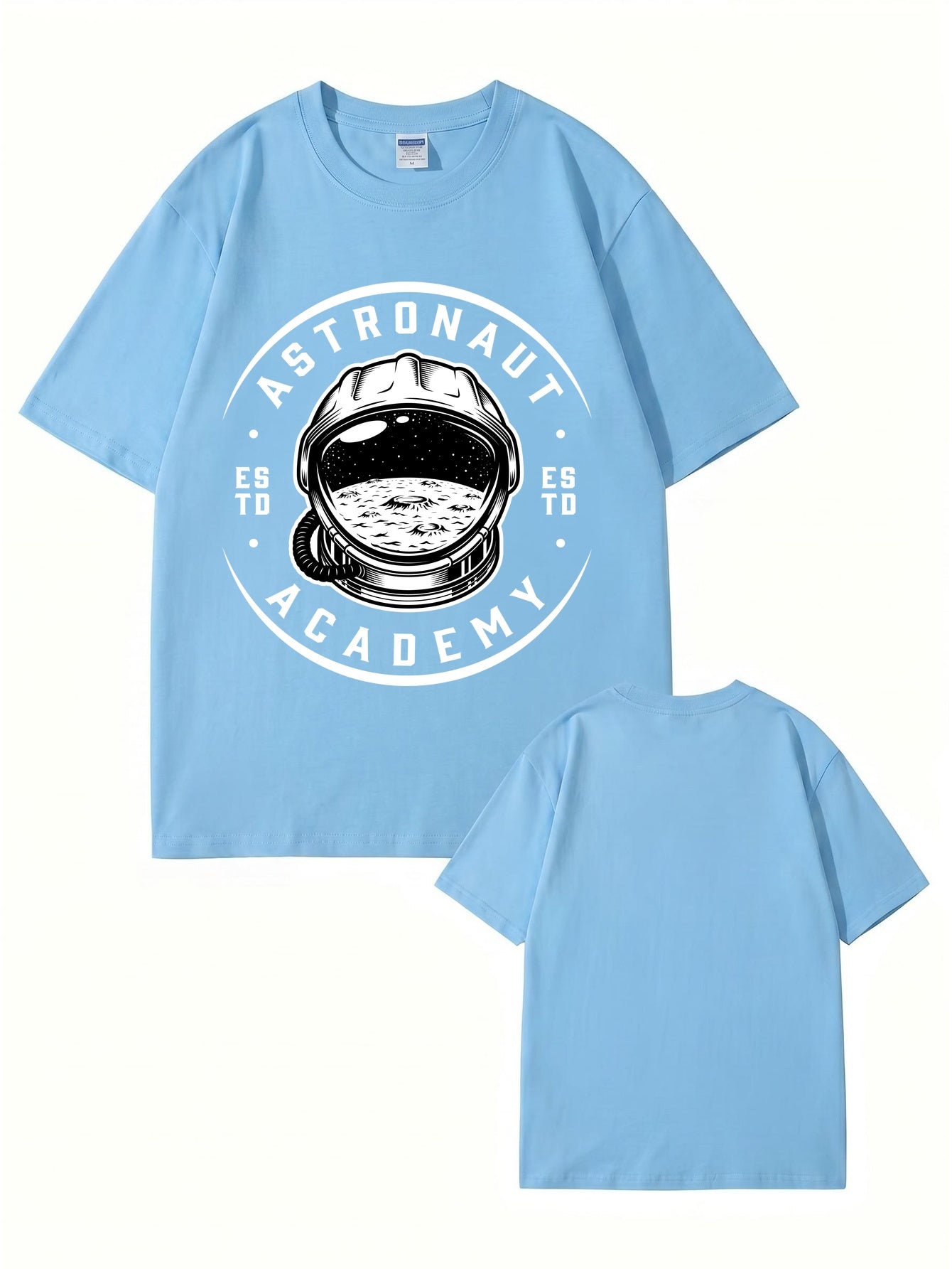 Astronaut Academy Graphic Print T-Shirt - Premium 200gsm Cotton Tee