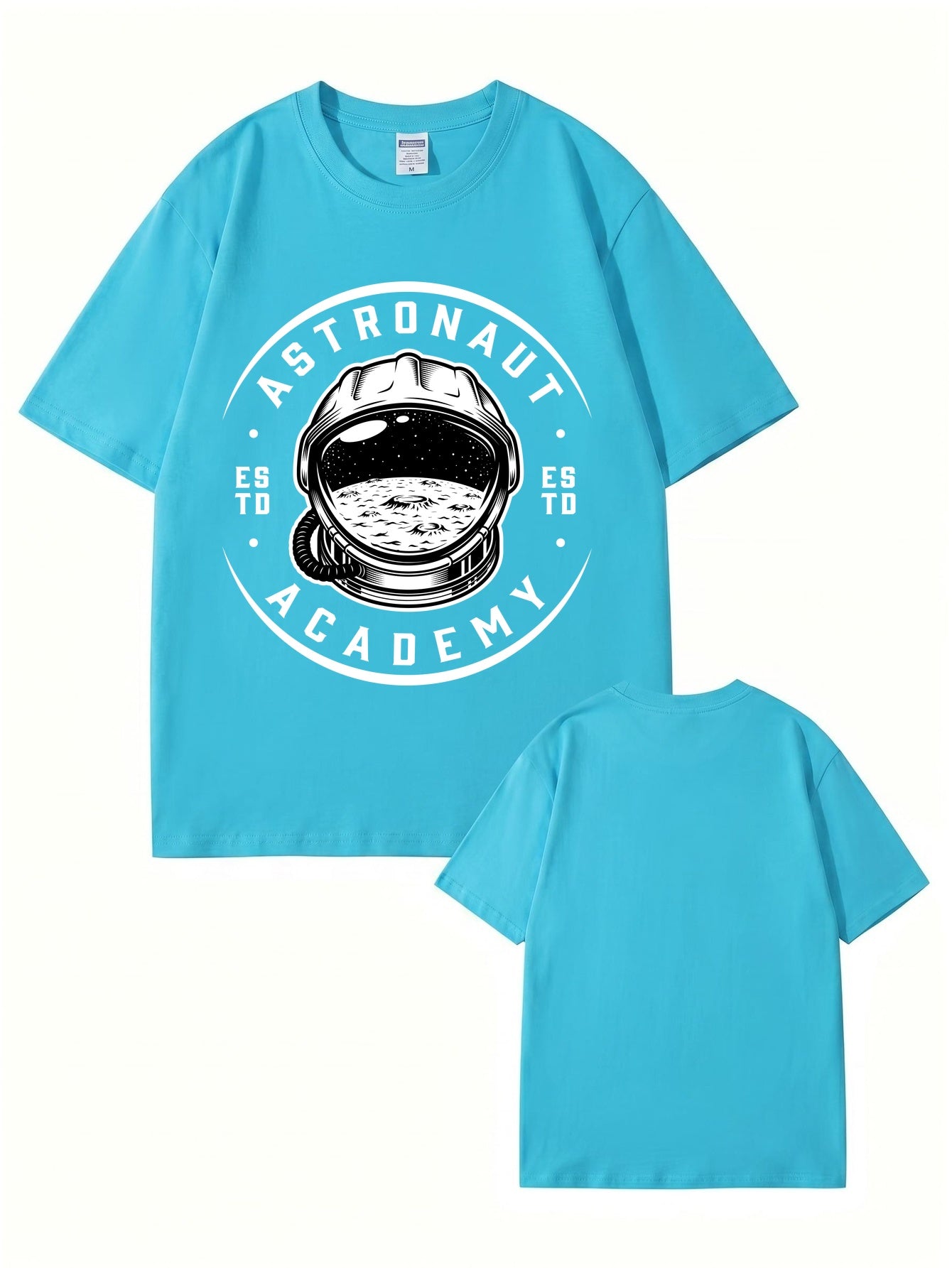 Astronaut Academy Graphic Print T-Shirt - Premium 200gsm Cotton Tee