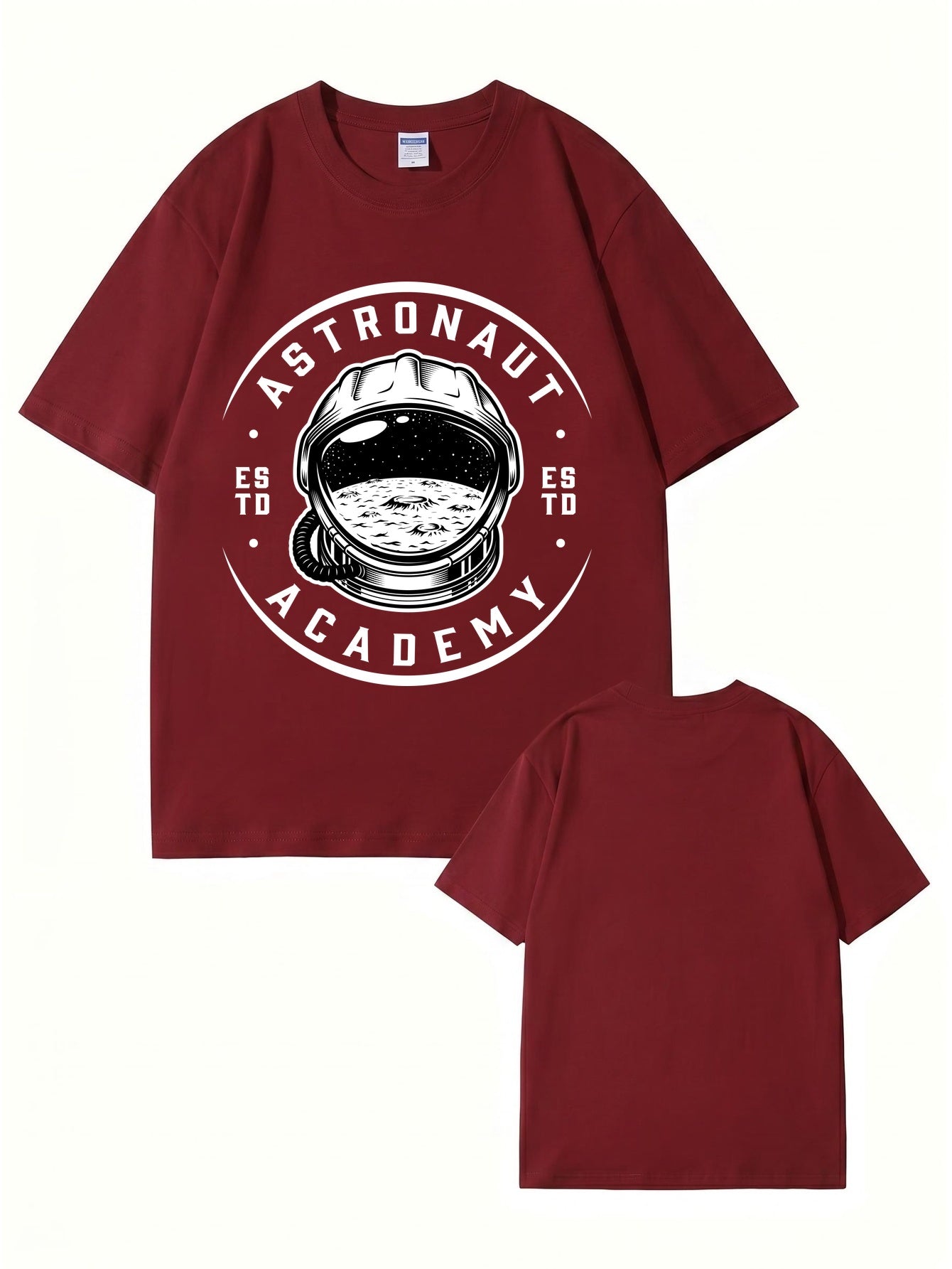 Astronaut Academy Graphic Print T-Shirt - Premium 200gsm Cotton Tee