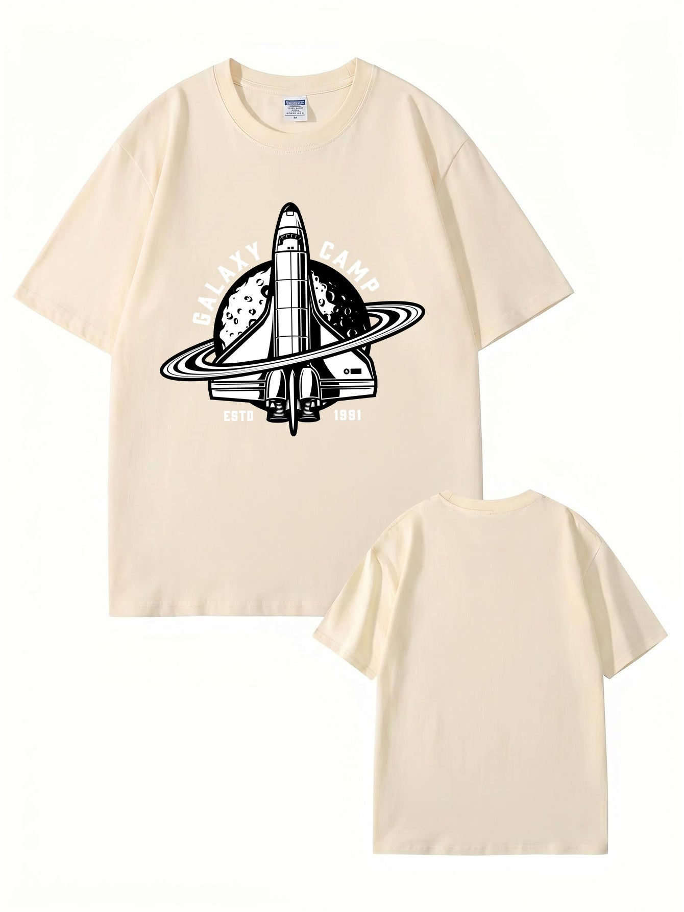 Galaxy Camp Space Shuttle Graphic T-Shirt | Premium Cotton Unisex Tee