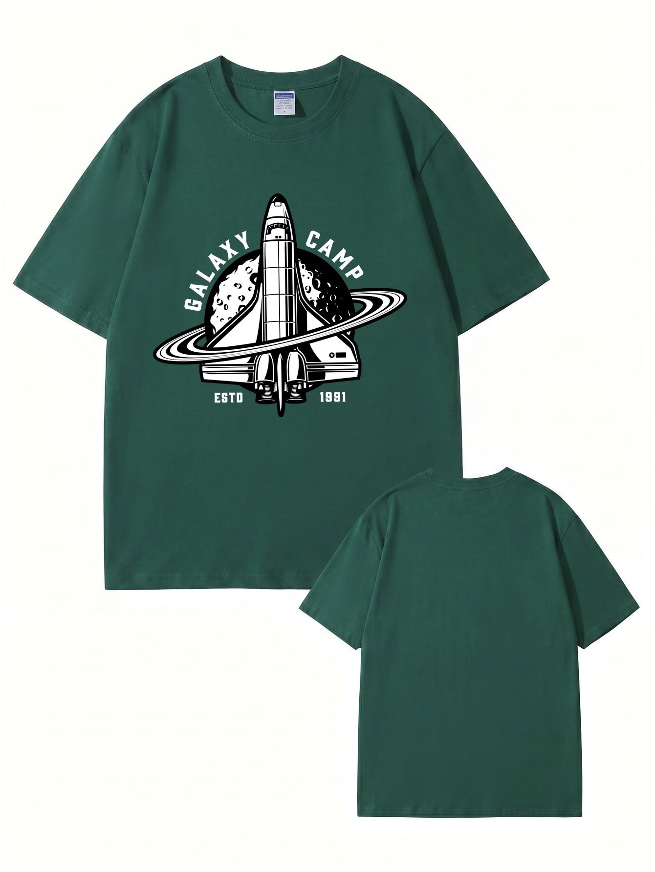 Galaxy Camp Space Shuttle Graphic T-Shirt | Premium Cotton Unisex Tee