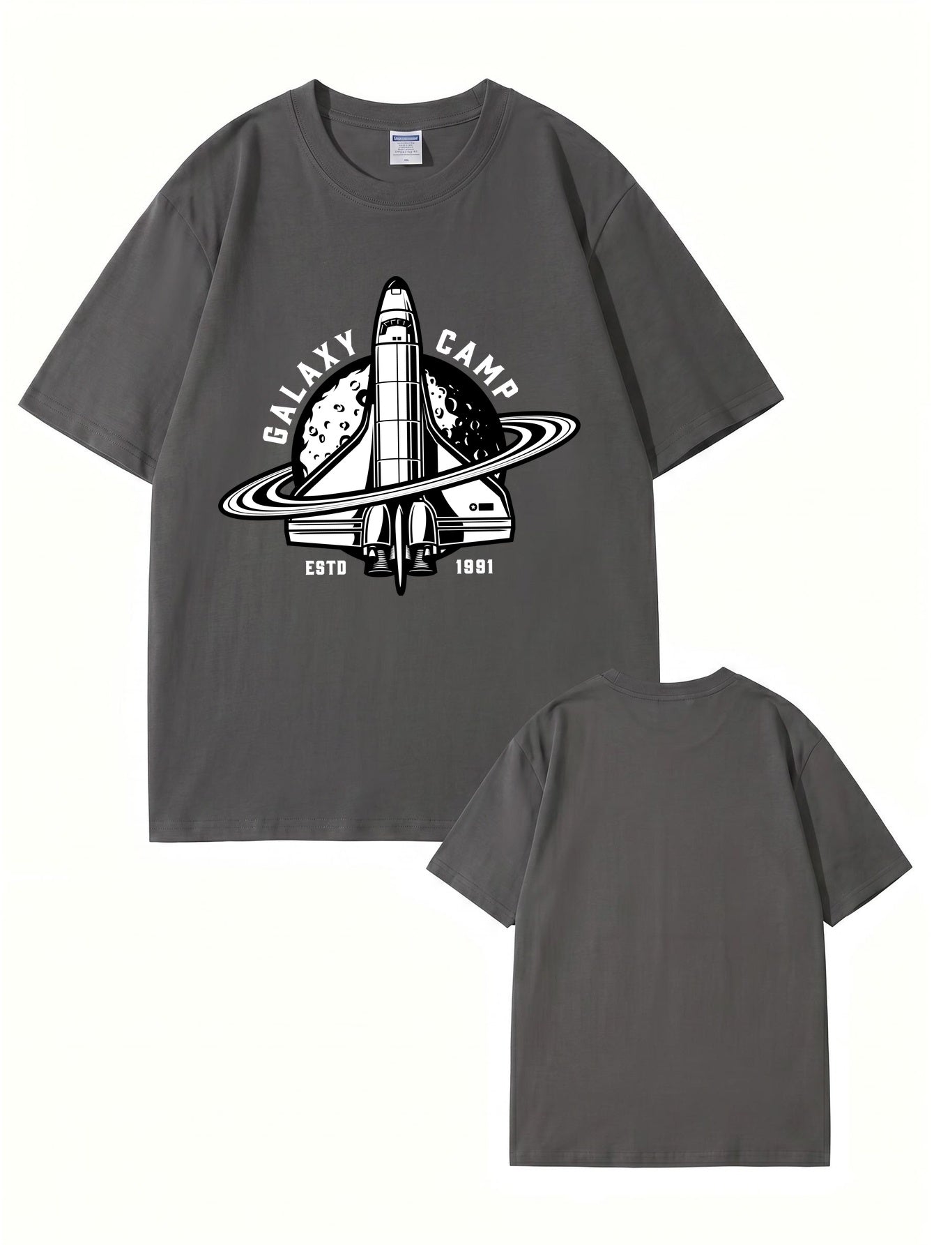 Galaxy Camp Space Shuttle Graphic T-Shirt | Premium Cotton Unisex Tee