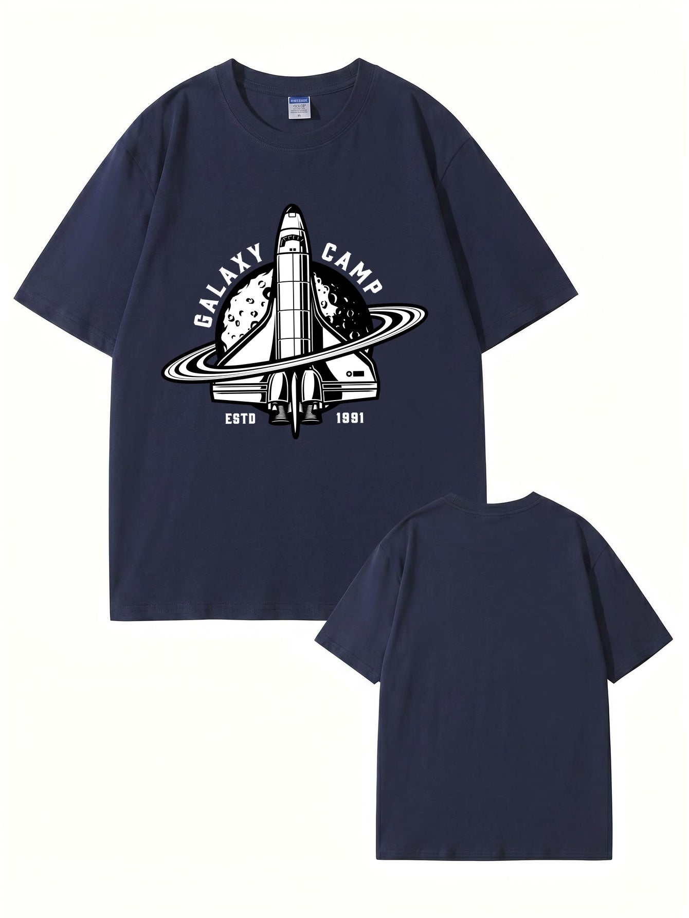 Galaxy Camp Space Shuttle Graphic T-Shirt | Premium Cotton Unisex Tee