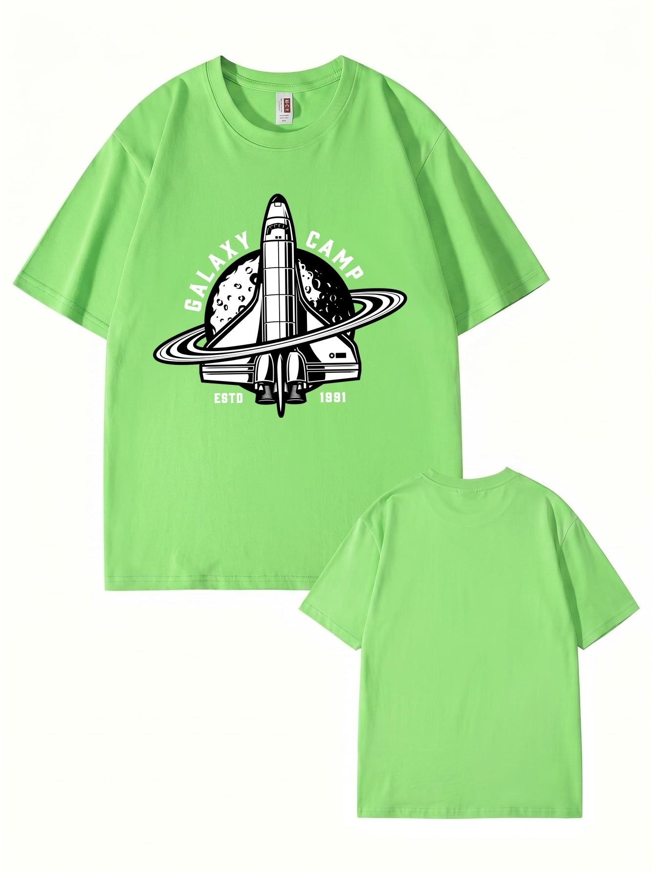 Galaxy Camp Space Shuttle Graphic T-Shirt | Premium Cotton Unisex Tee