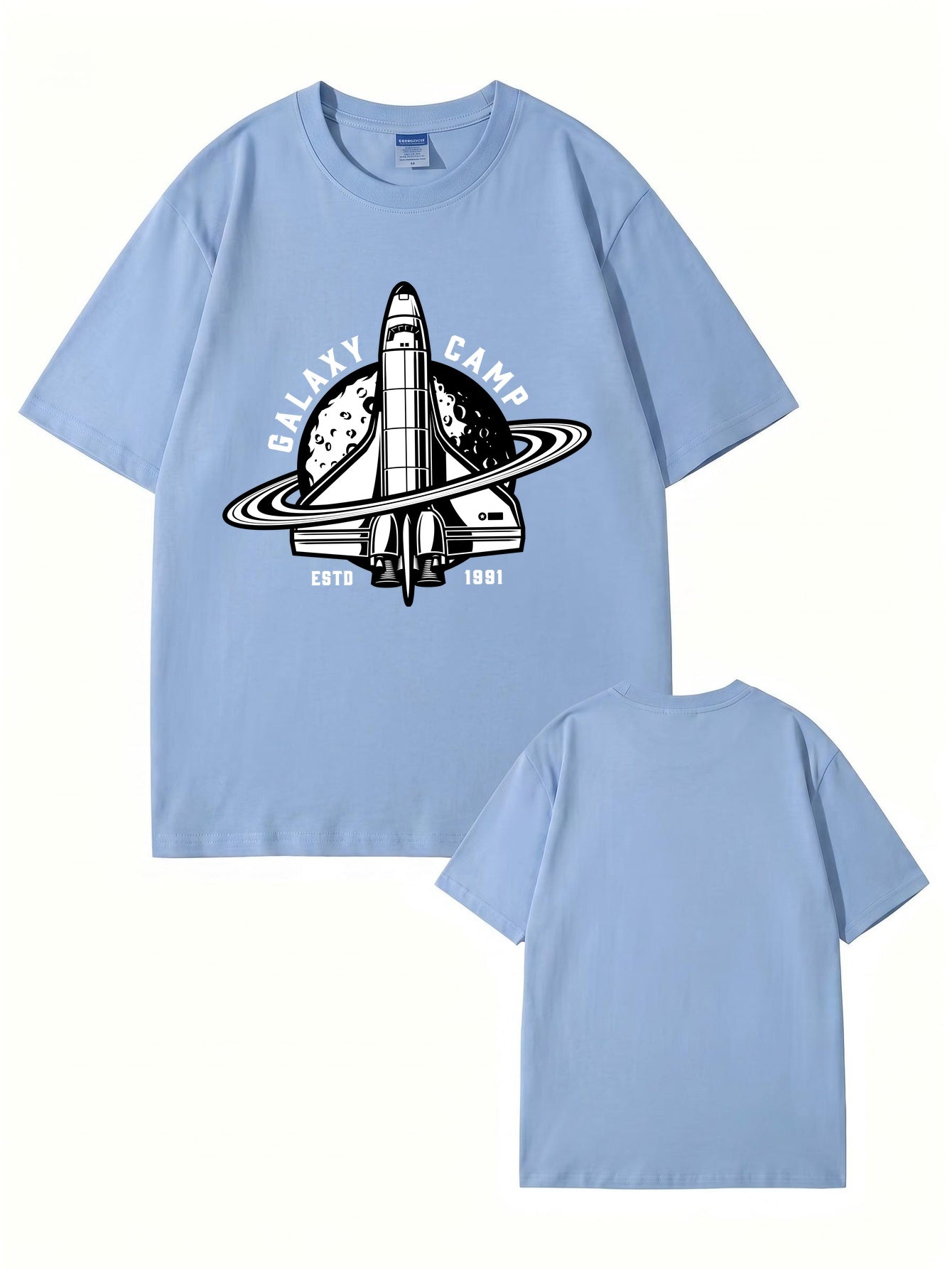 Galaxy Camp Space Shuttle Graphic T-Shirt | Premium Cotton Unisex Tee