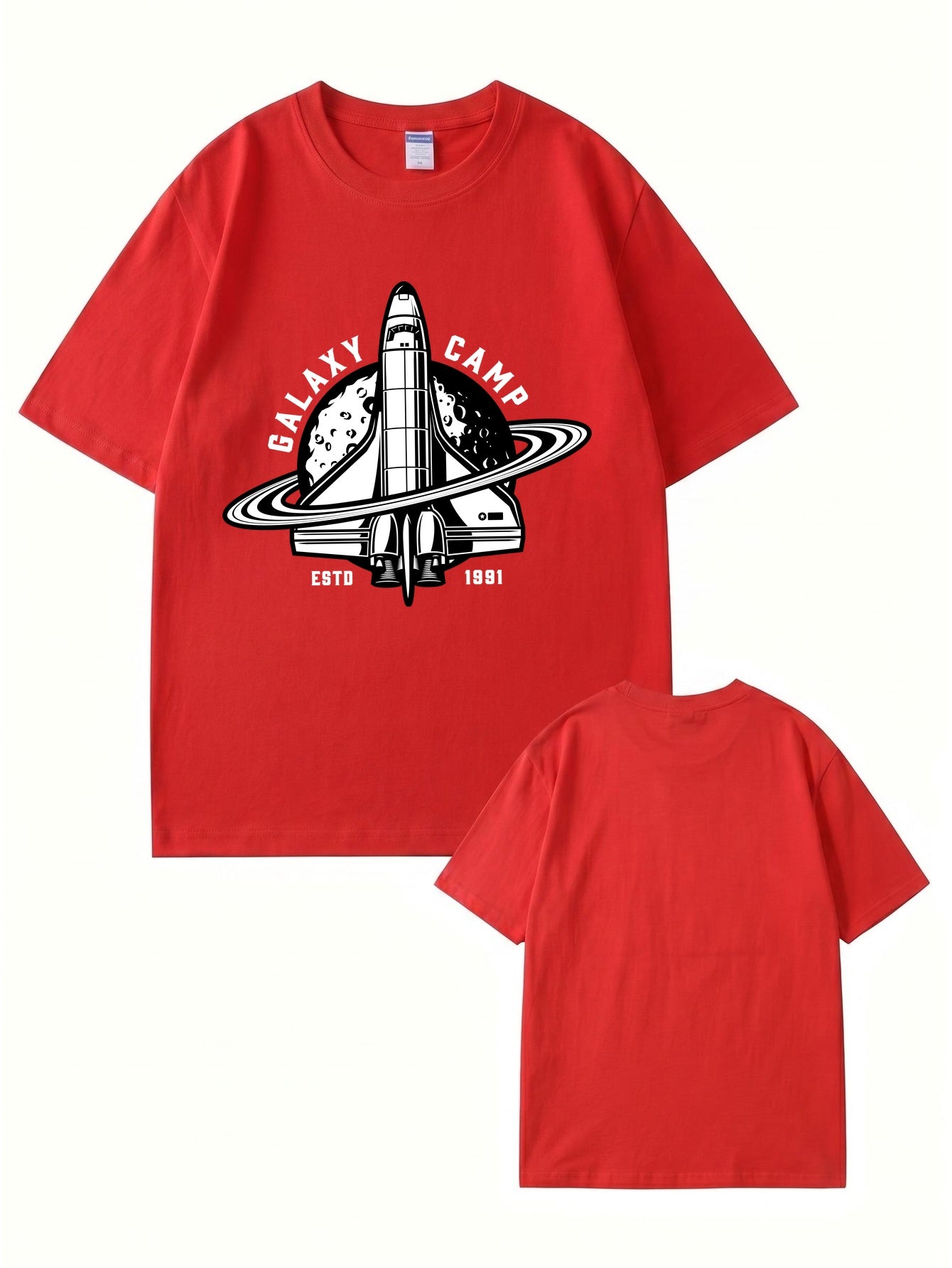 Galaxy Camp Space Shuttle Graphic T-Shirt | Premium Cotton Unisex Tee