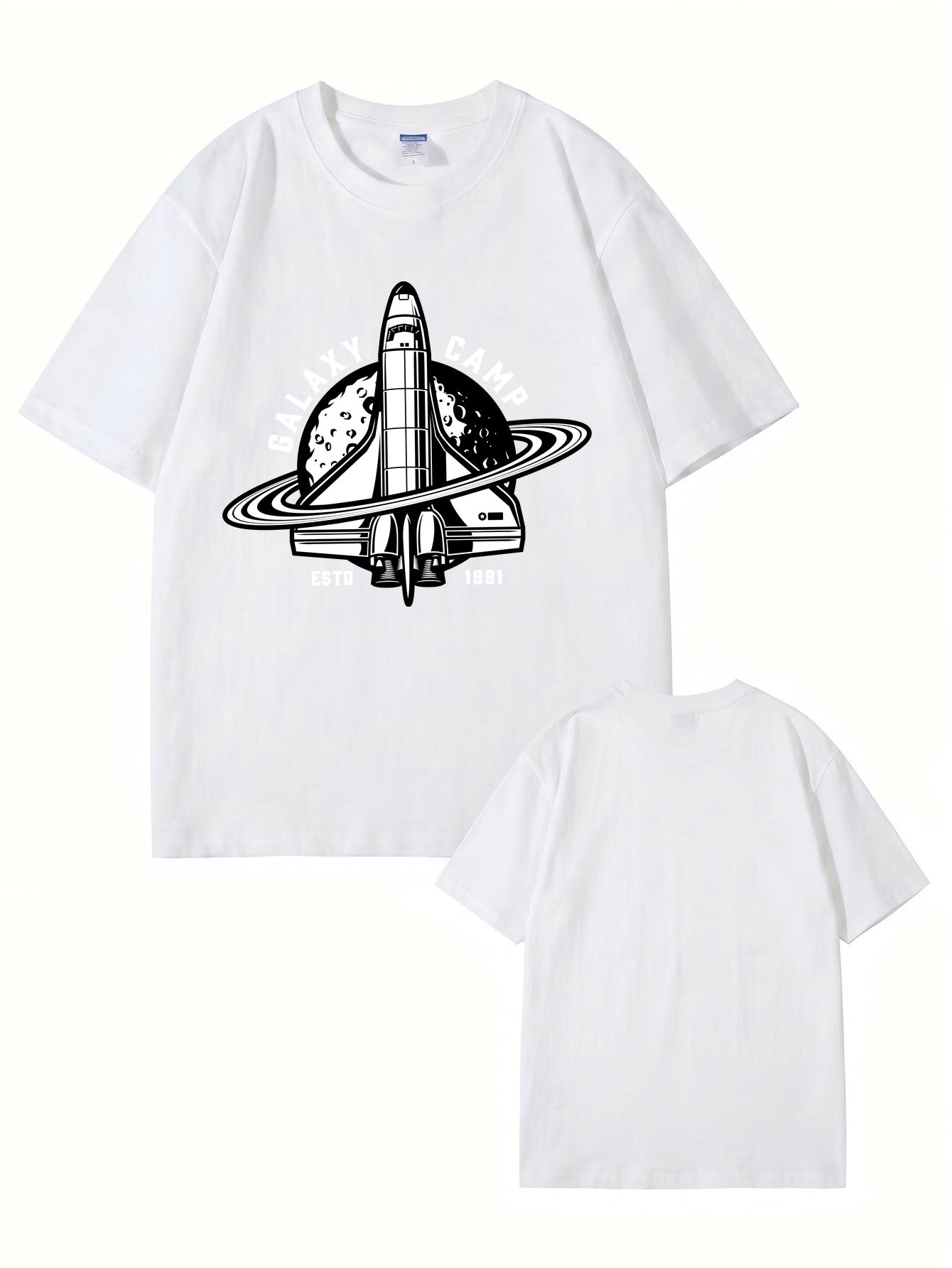 Galaxy Camp Space Shuttle Graphic T-Shirt | Premium Cotton Unisex Tee