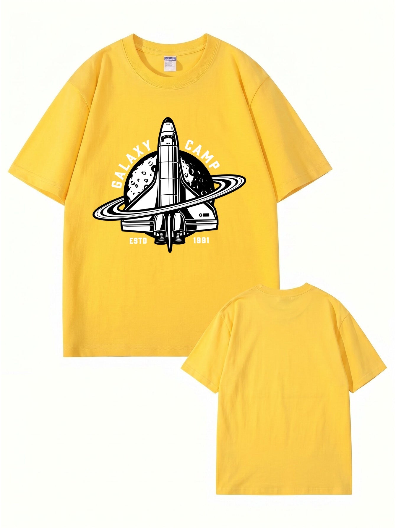 Galaxy Camp Space Shuttle Graphic T-Shirt | Premium Cotton Unisex Tee