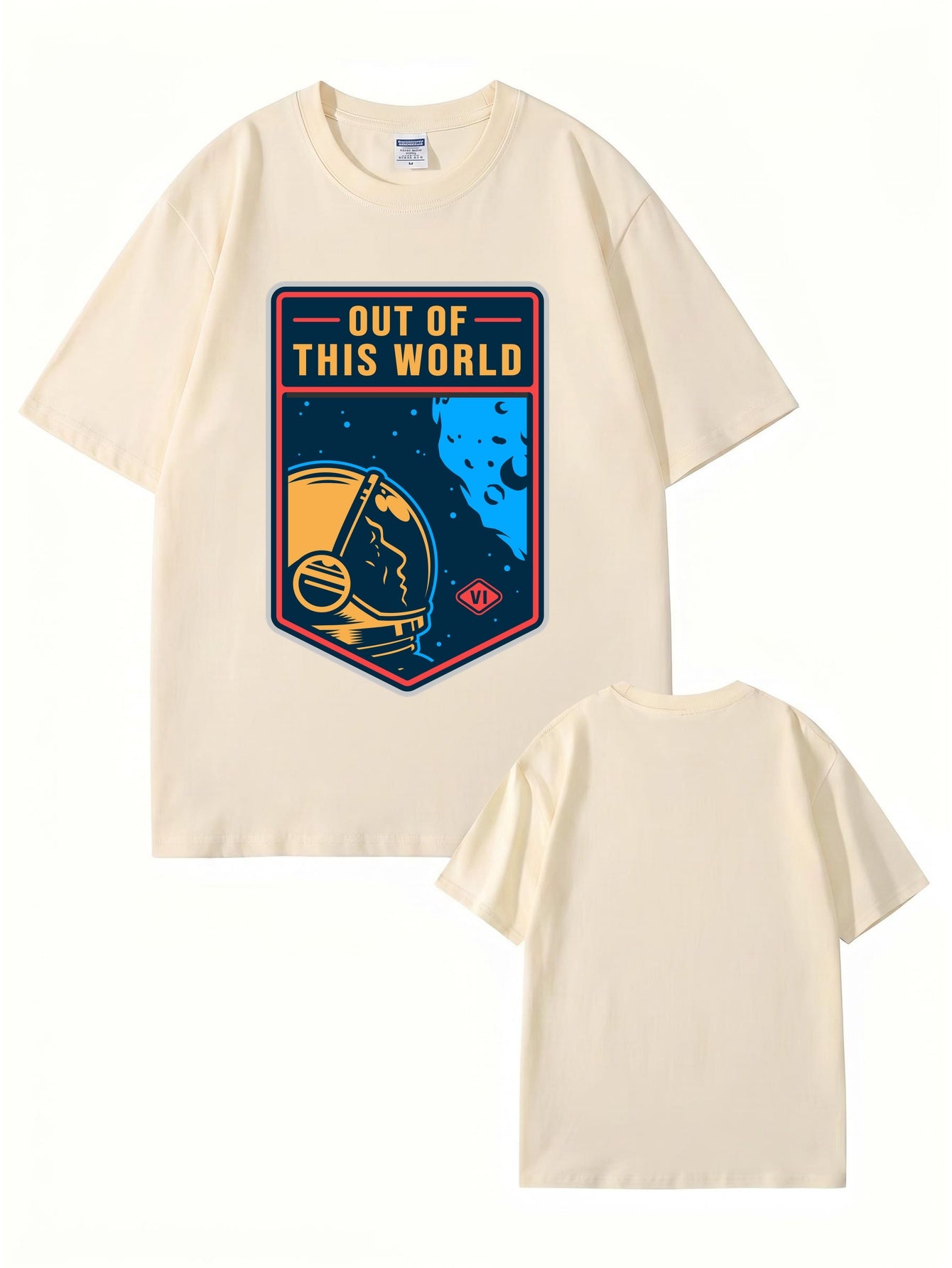 Out of This World Astronaut Graphic T-Shirt - 22 Colors & Extended Sizes