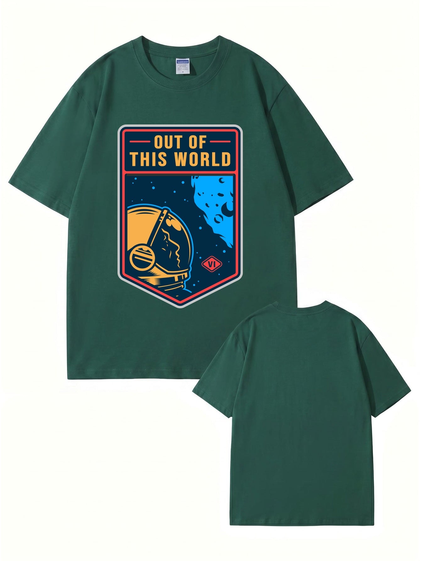 Out of This World Astronaut Graphic T-Shirt - 22 Colors & Extended Sizes