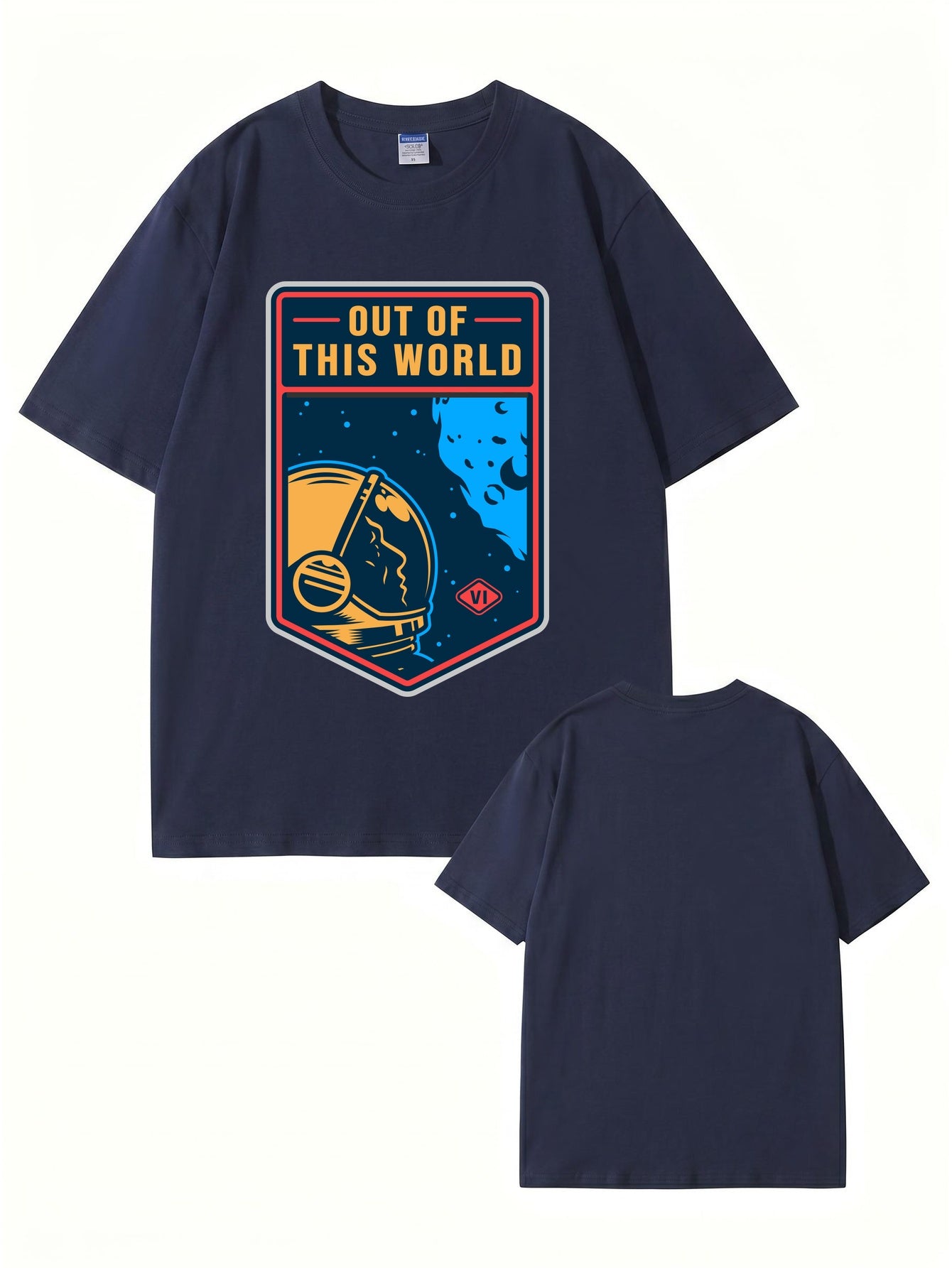 Out of This World Astronaut Graphic T-Shirt - 22 Colors & Extended Sizes