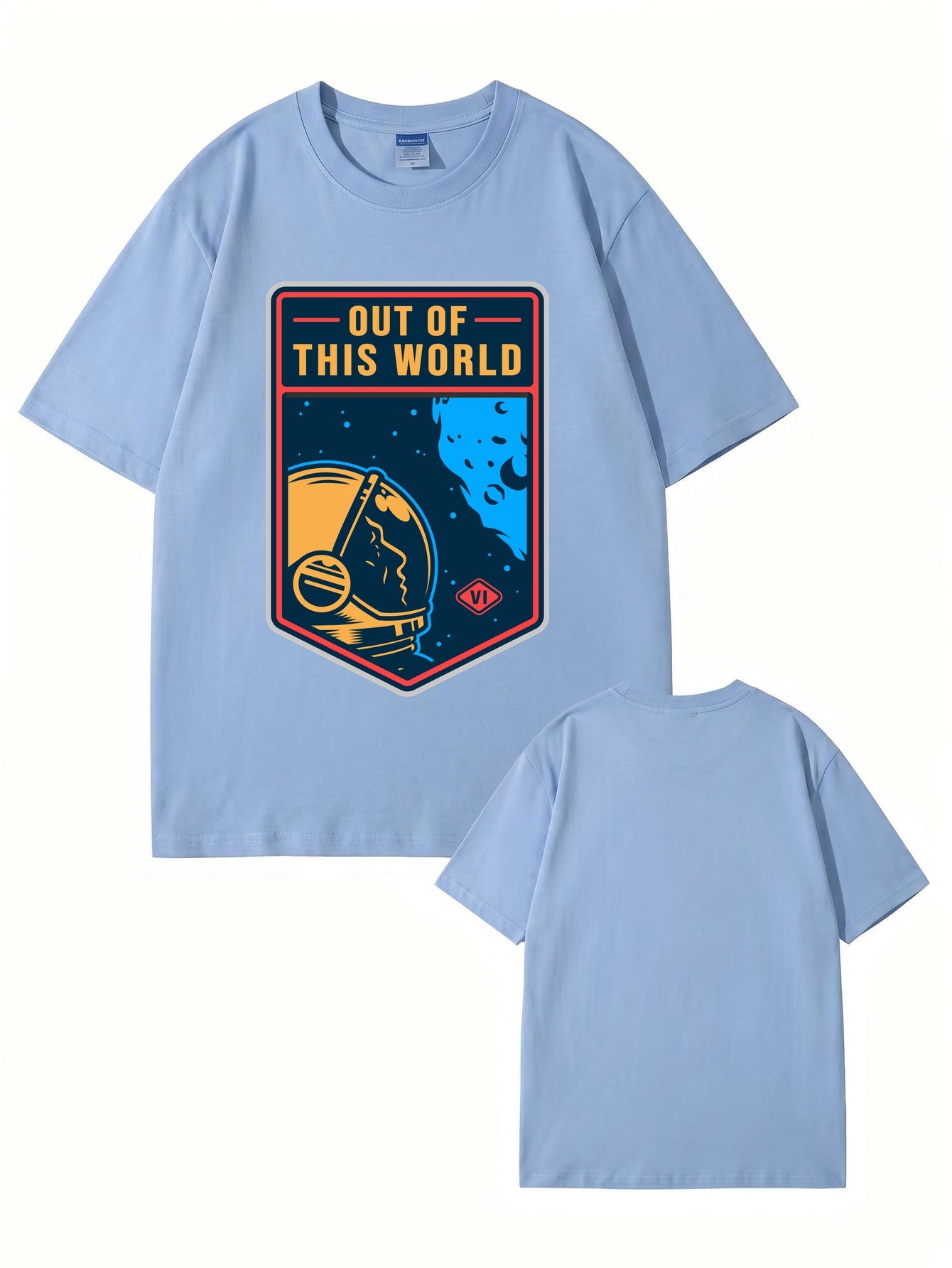 Out of This World Astronaut Graphic T-Shirt - 22 Colors & Extended Sizes