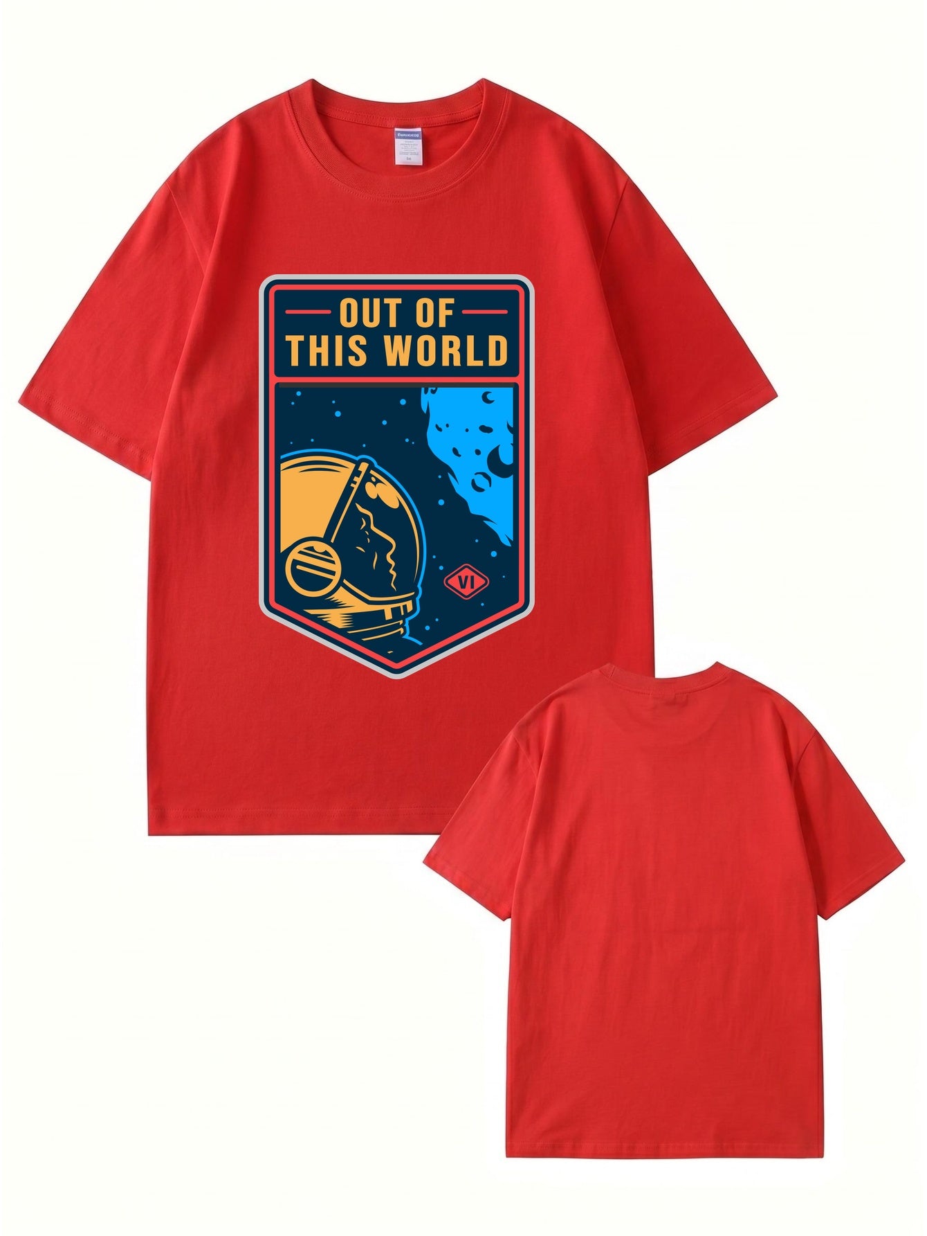 Out of This World Astronaut Graphic T-Shirt - 22 Colors & Extended Sizes
