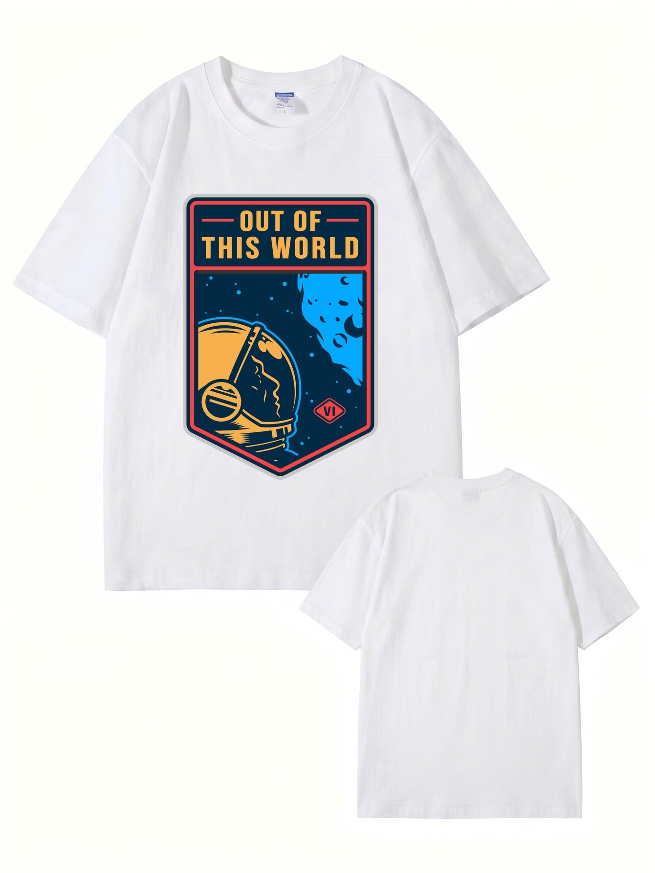 Out of This World Astronaut Graphic T-Shirt - 22 Colors & Extended Sizes