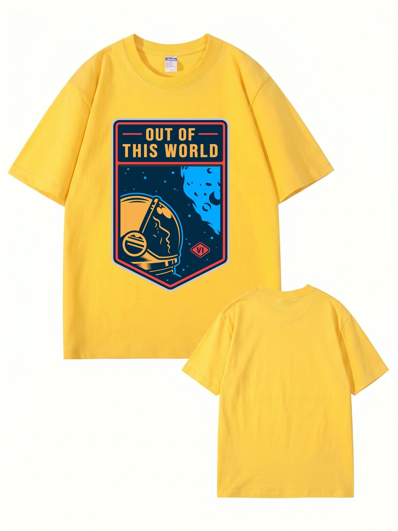 Out of This World Astronaut Graphic T-Shirt - 22 Colors & Extended Sizes
