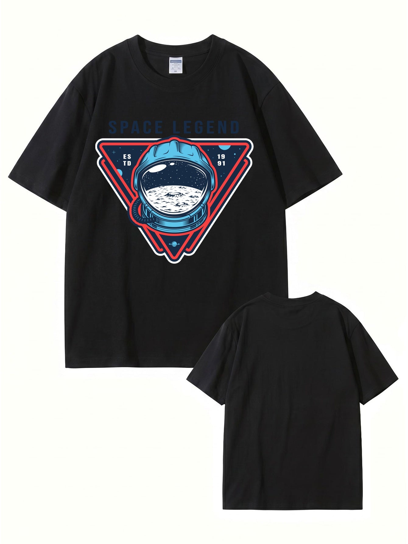 Space Legend Astronaut Graphic T-Shirt - Premium 200GSM Cotton Tee