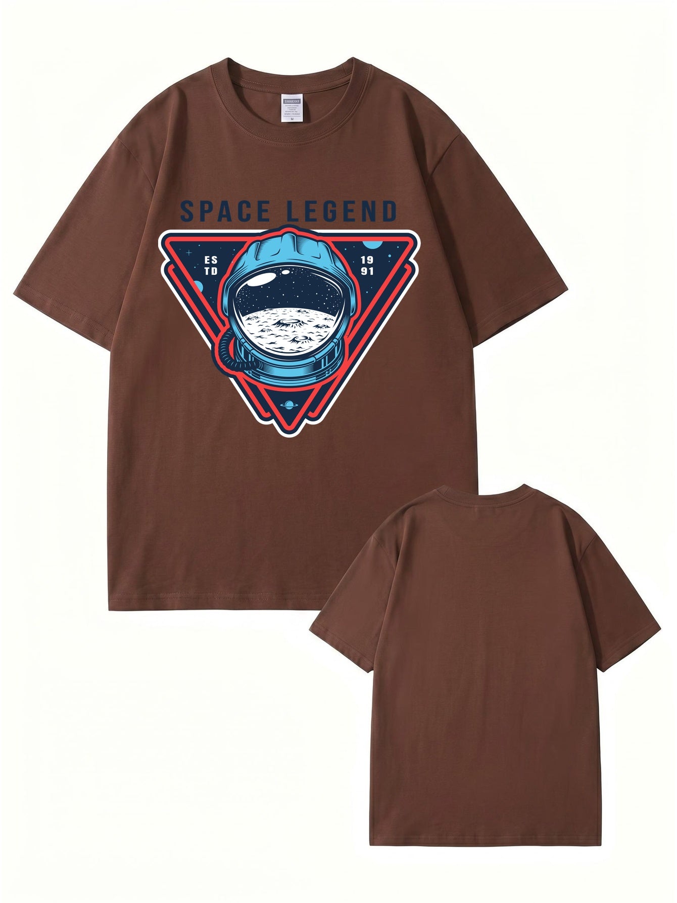 Space Legend Astronaut Graphic T-Shirt - Premium 200GSM Cotton Tee