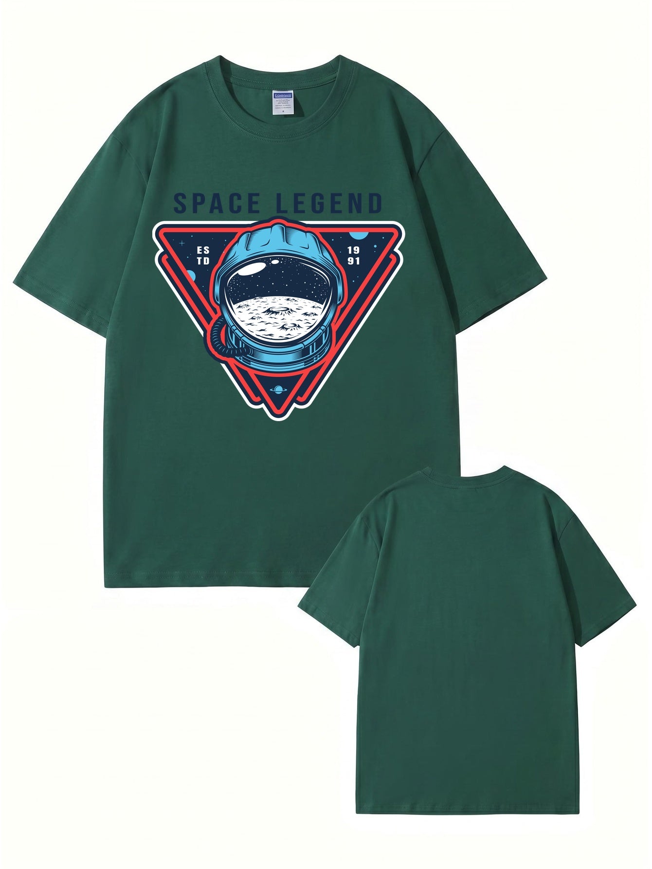 Space Legend Astronaut Graphic T-Shirt - Premium 200GSM Cotton Tee