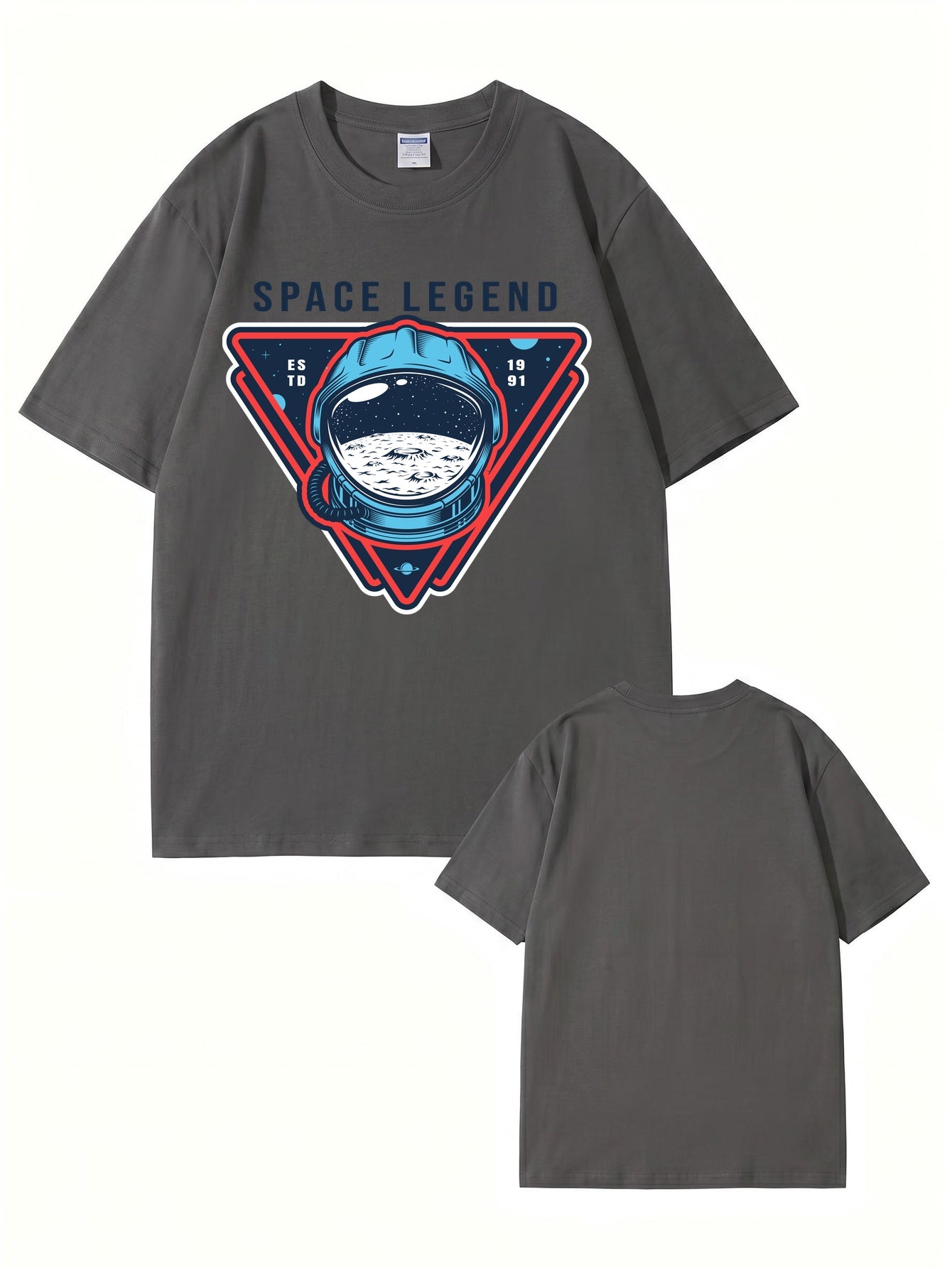 Space Legend Astronaut Graphic T-Shirt - Premium 200GSM Cotton Tee
